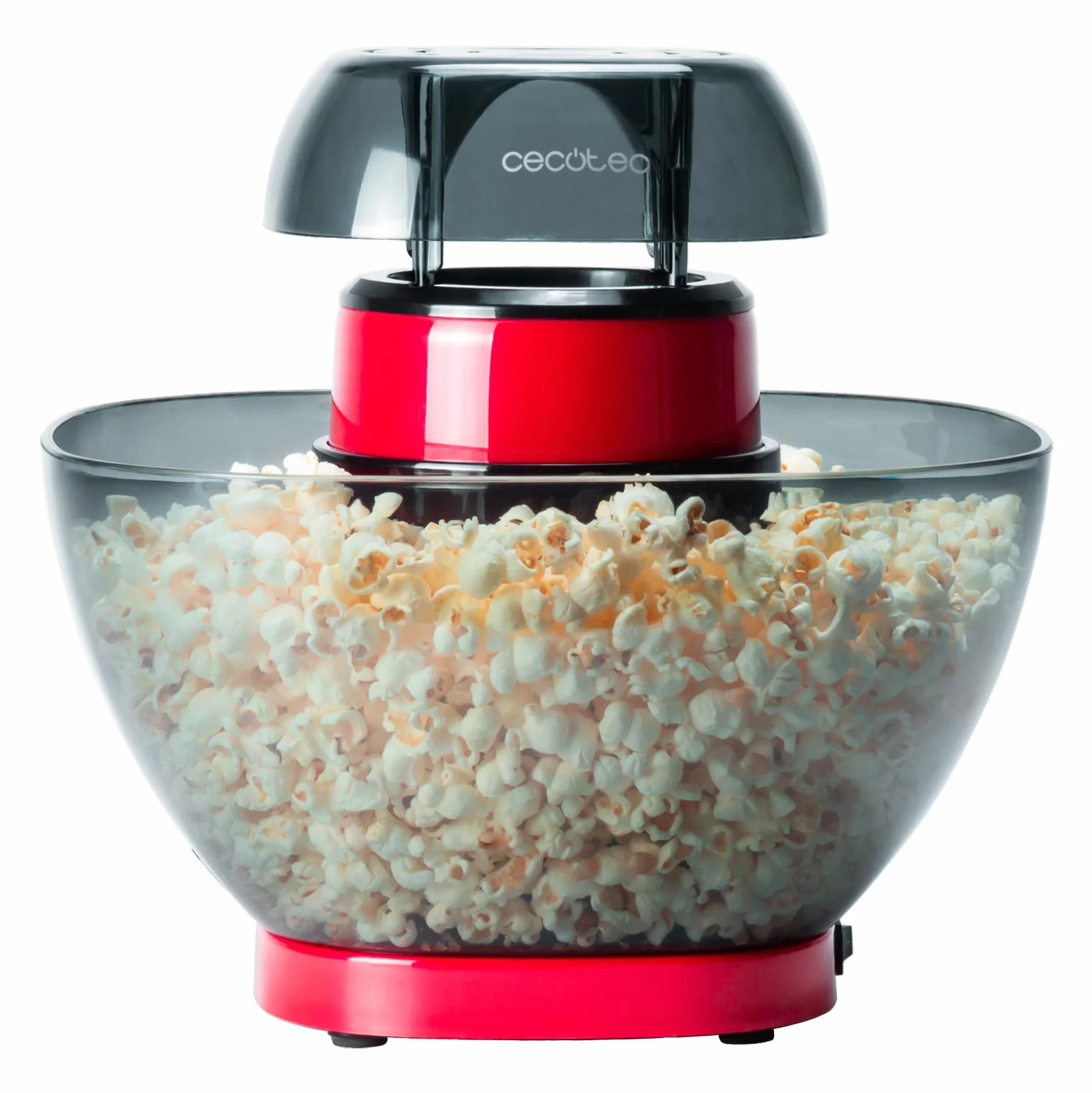 Cecotec Elektryczna maszyna do popcornu Fun&Taste P'Corn Easy. 1200 W, system wtrysku powietrza, wyjmowana miska, nieprzywierająca i zdejmowana pokrywa, kompaktowa konstrukcja