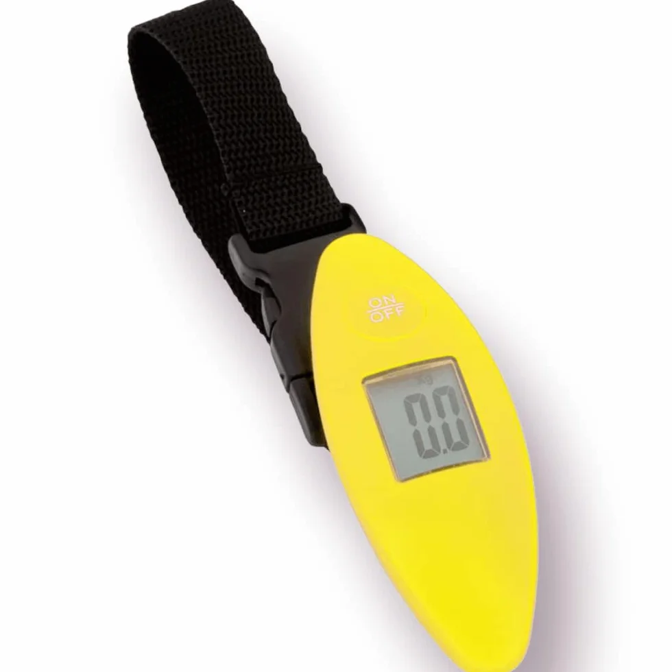 ANTEVIA - żółta waga podróżna | Ponad 10 modeli | Waga walizki nr (Blanax Yellow)