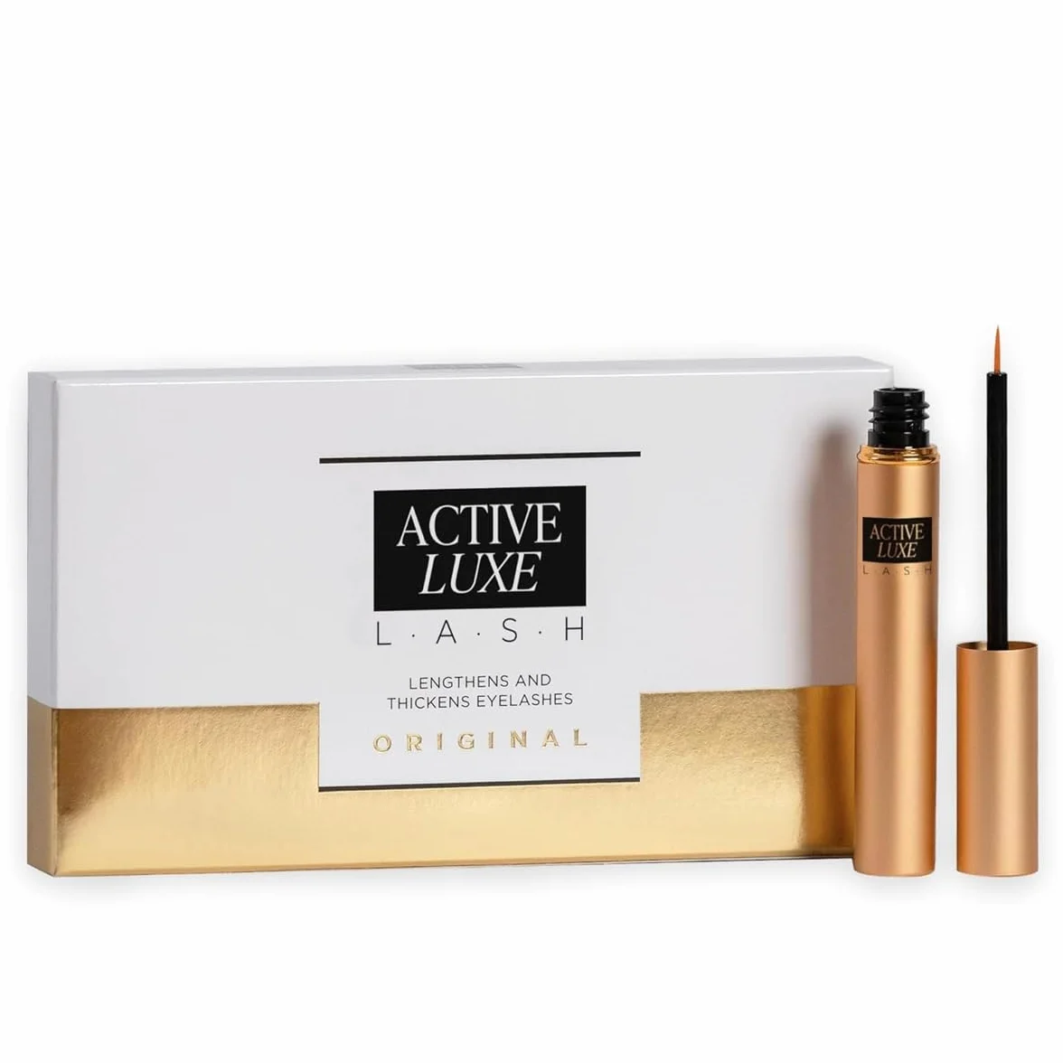 Active Luxe Serum do Rzęs – Serum na dłuższe, gęstsze i ciemniejsze rzęsy – Serum do rzęs bez hormonów, wegańskie i klinicznie testowane, 1,5 ml | Dłuższe, gęstsze i ciemniejsze rzęsy, bez hormonów, wegańskie, testowane klinicznie