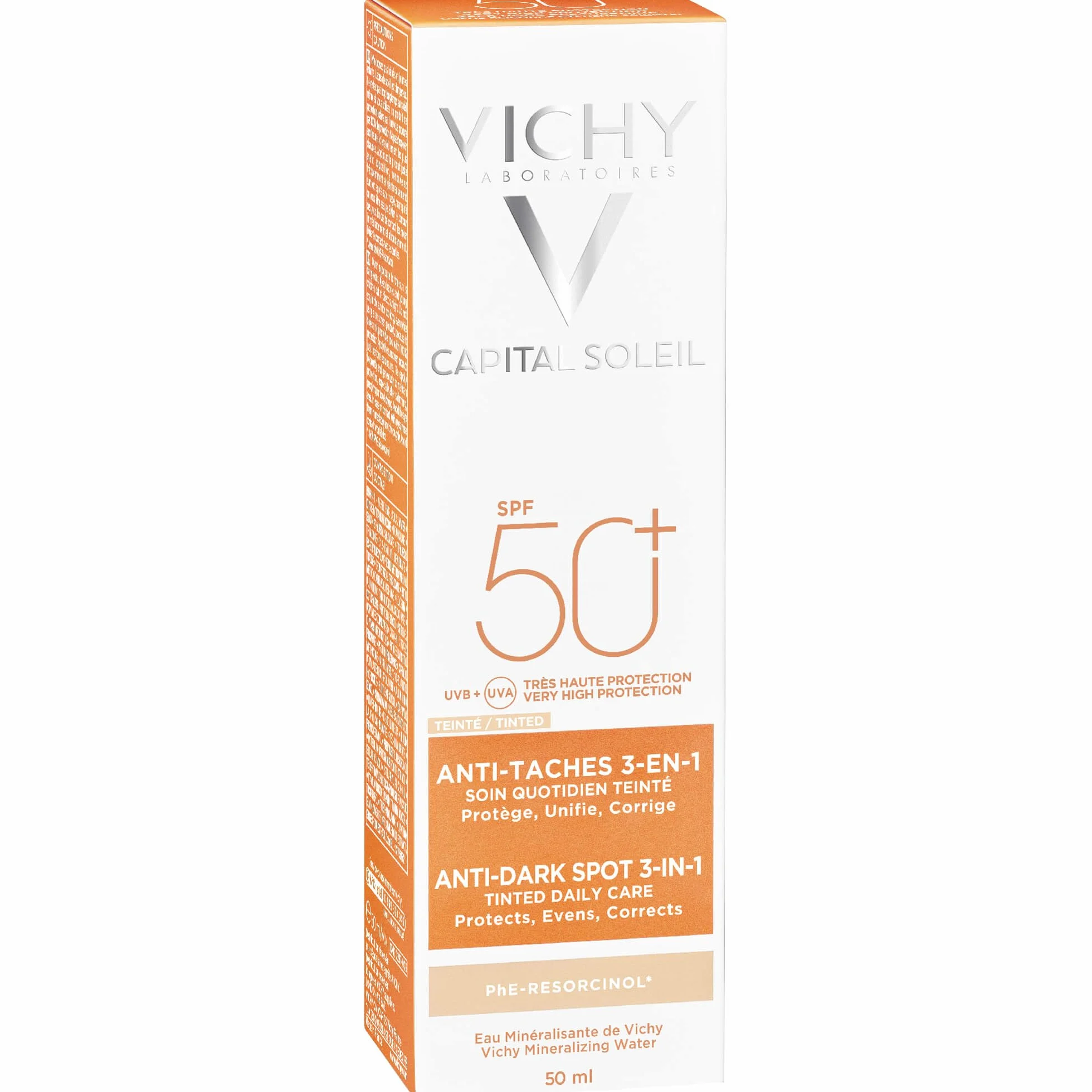 Vichy Ideal Soleil krem przeciw plamom pigmentowym SPF 50+, 50 ml