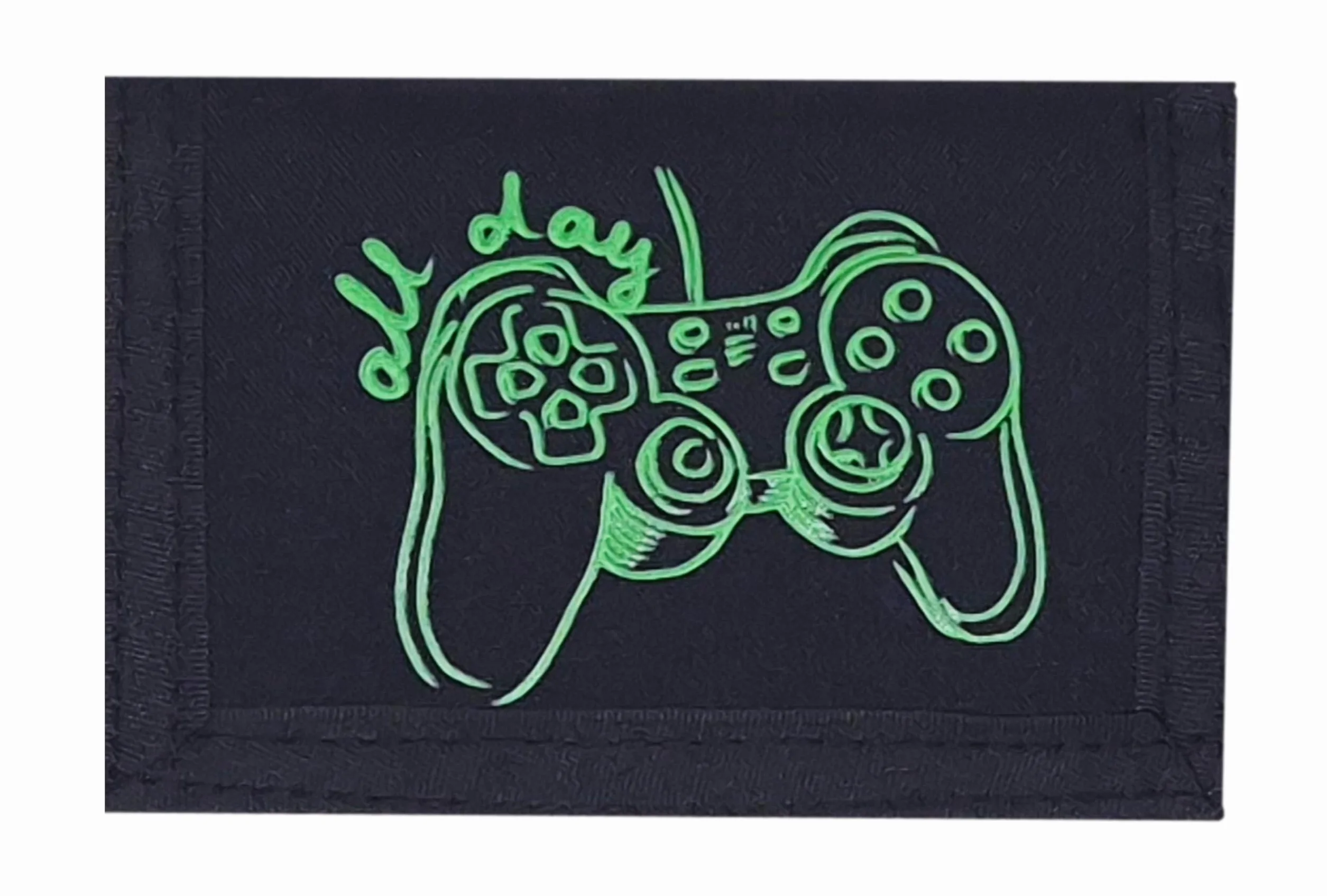 Theonoi świetny pomysł na prezent konie / portfel dziecięcy / portfel / portfel / portfel, Gamer Black, 9 x 13 cm, pasek