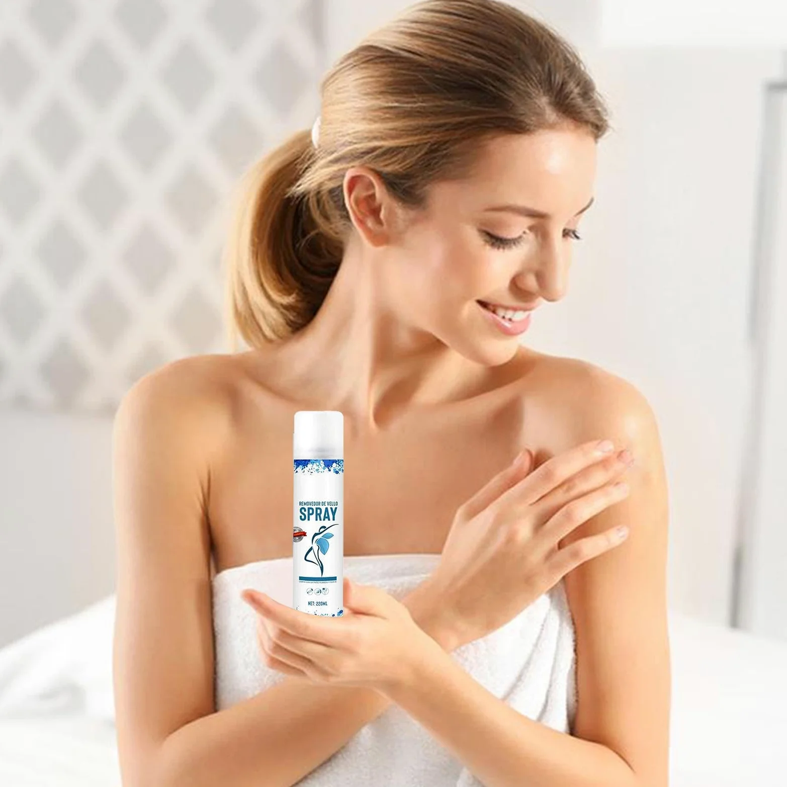 Body Hair Removal Spray 200 ml delikatna formuła bezpieczne dla wrażliwej skóry