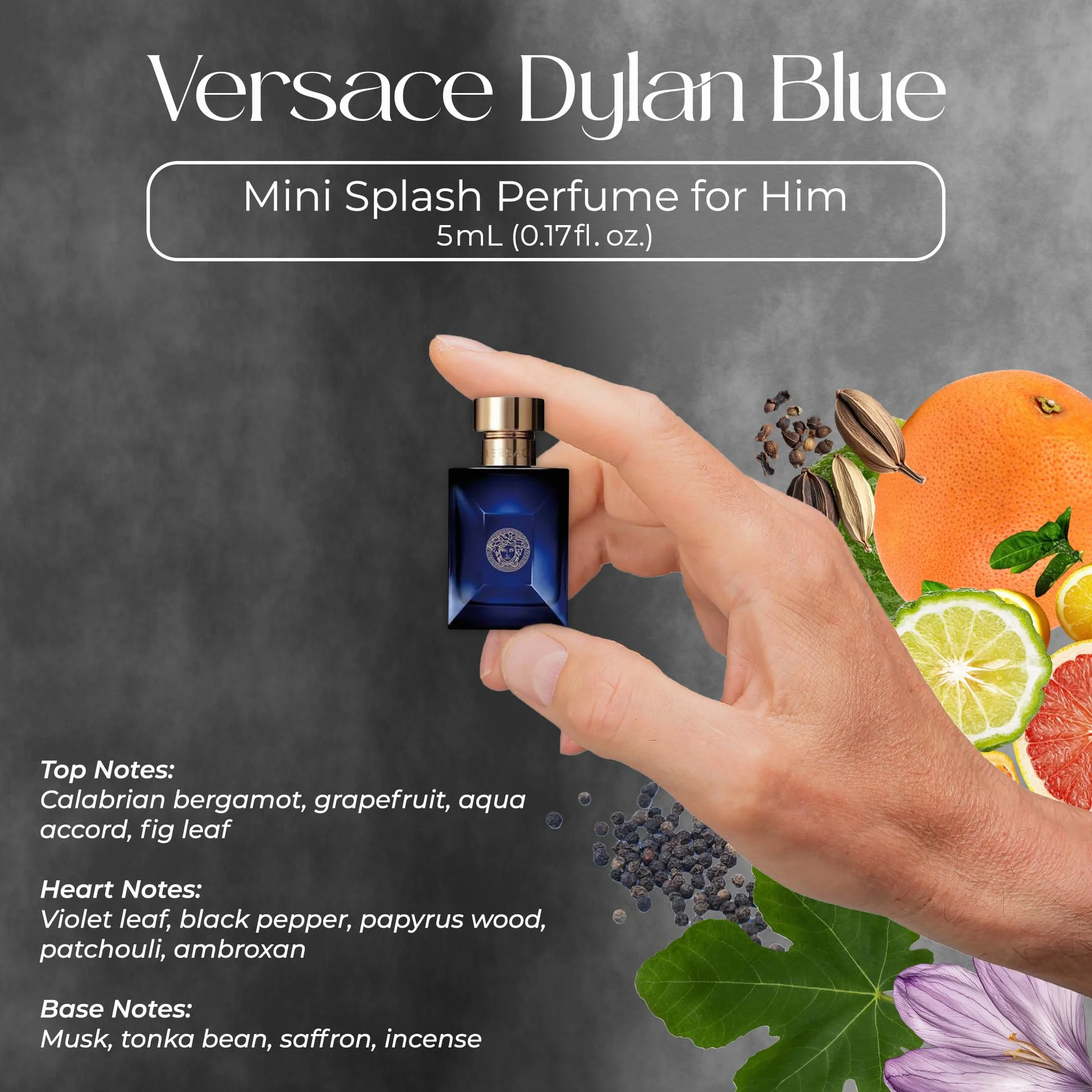 Versace Pour Homme miniaturowe zapachy, dla mężczyzn, 4 x 5 ml