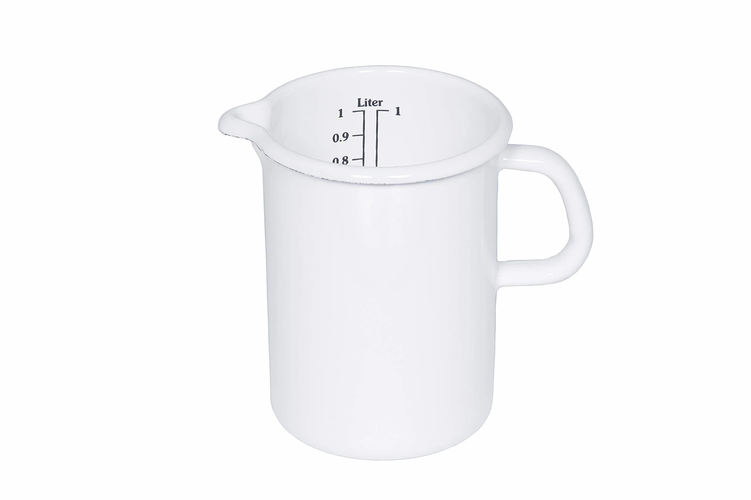 Riess, 0349-033, Wymiary kuchenne 14, Classic - biały, średnica 14 cm, pojemność 2 litry, emaliowane, białe, indukcyjne