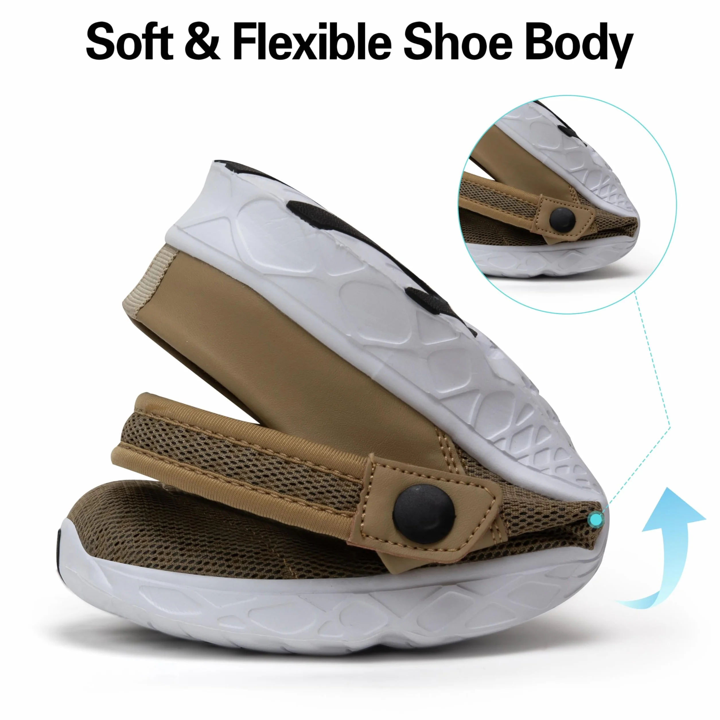 SAGUARO Unisex chodaki letnie kapcie lekkie buty ogrodowe rozm. 36-48