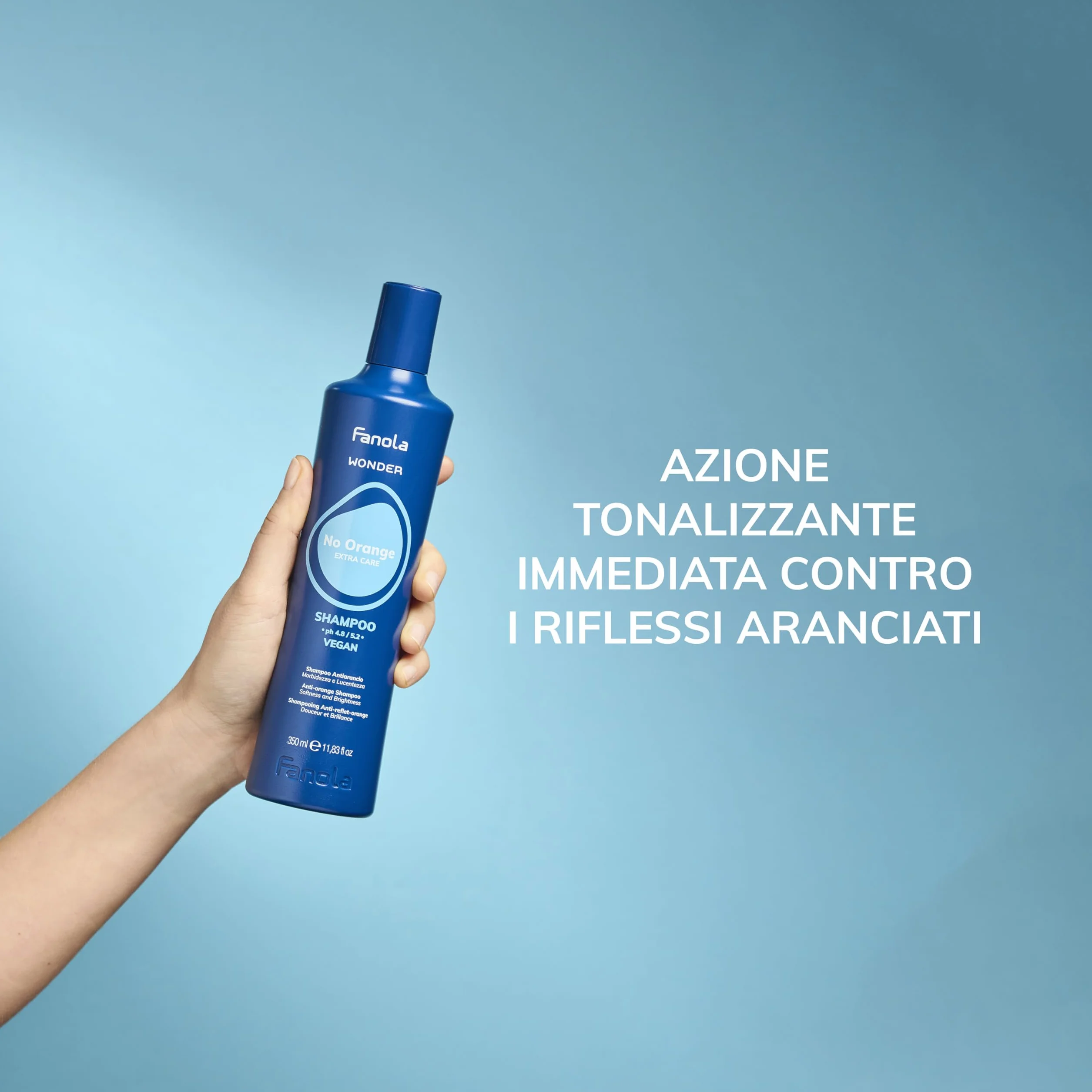 FANOLA WONDER VEGAN NO ORANGE Szampon do włosów neutralizujący 350ml