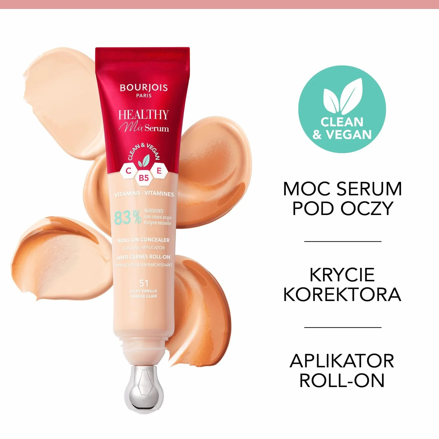 Bourjois Healthy Mix Serum Korektor w płynie Light Vanilla 51W 11 ml