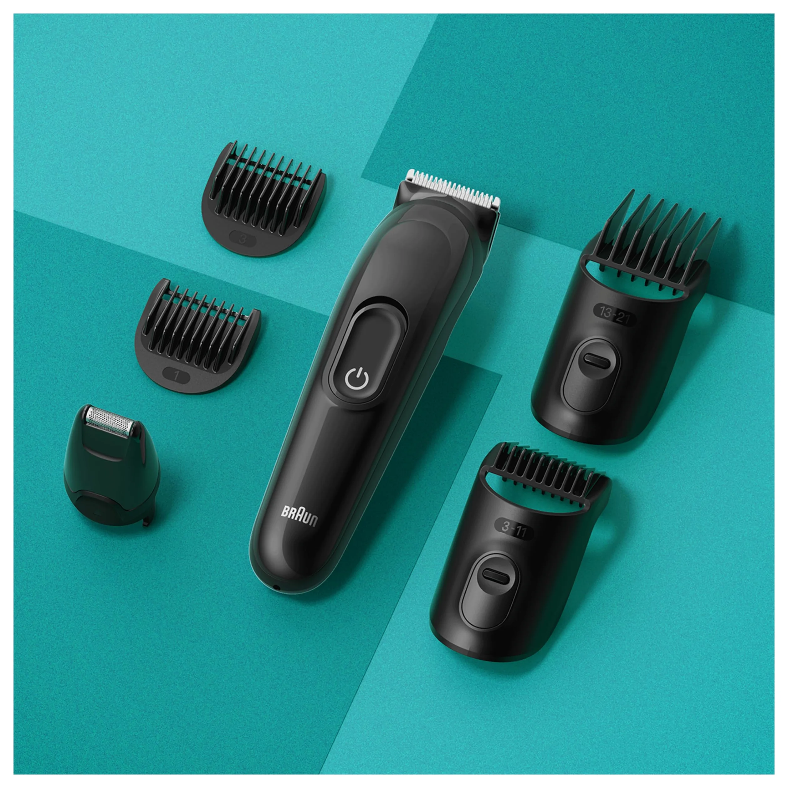 Braun Series 3 Trymer do Brody 6 w 1, Czarny
