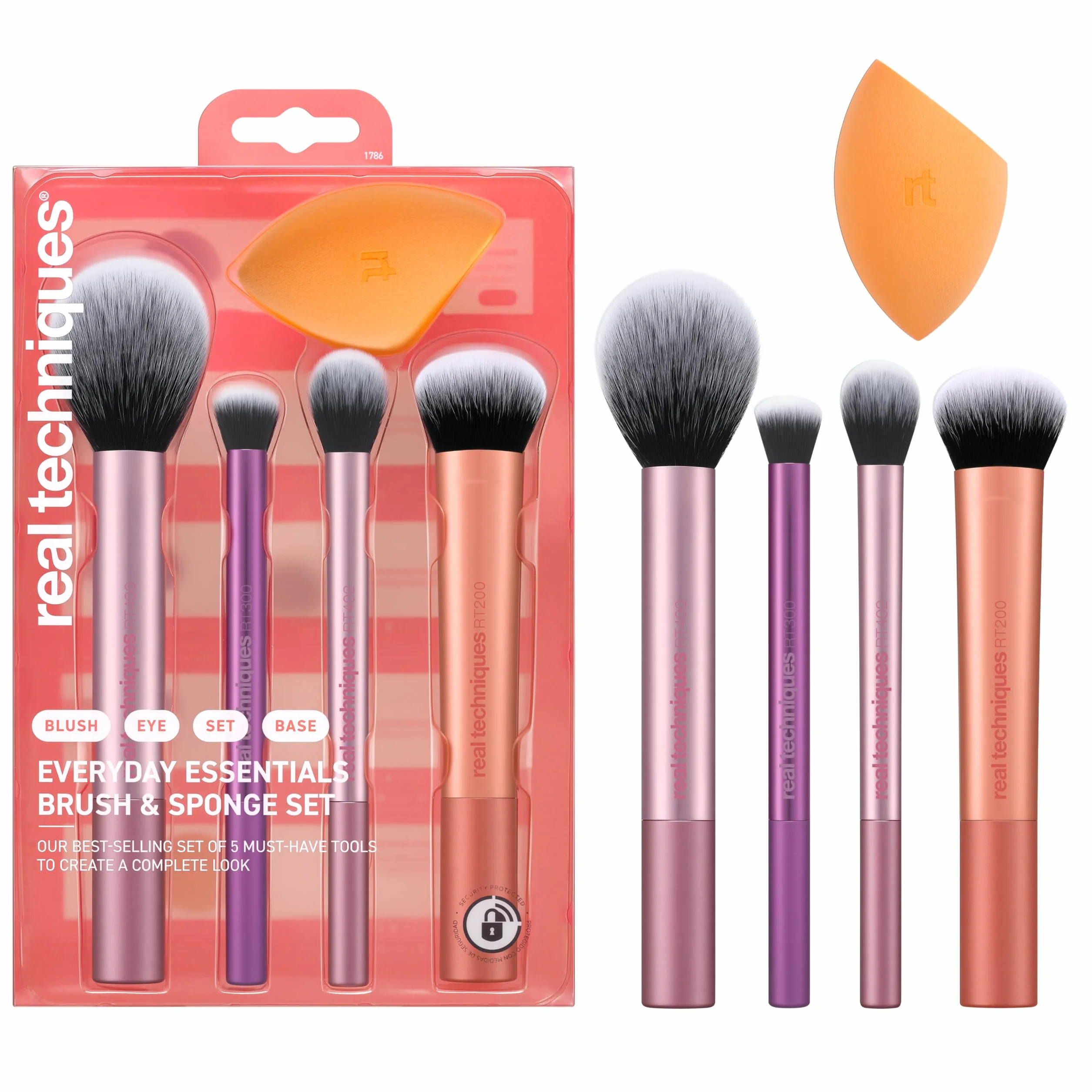 Real Techniques Everyday Essentials Zestaw do Makijażu Twarzy - 5 Sztuk