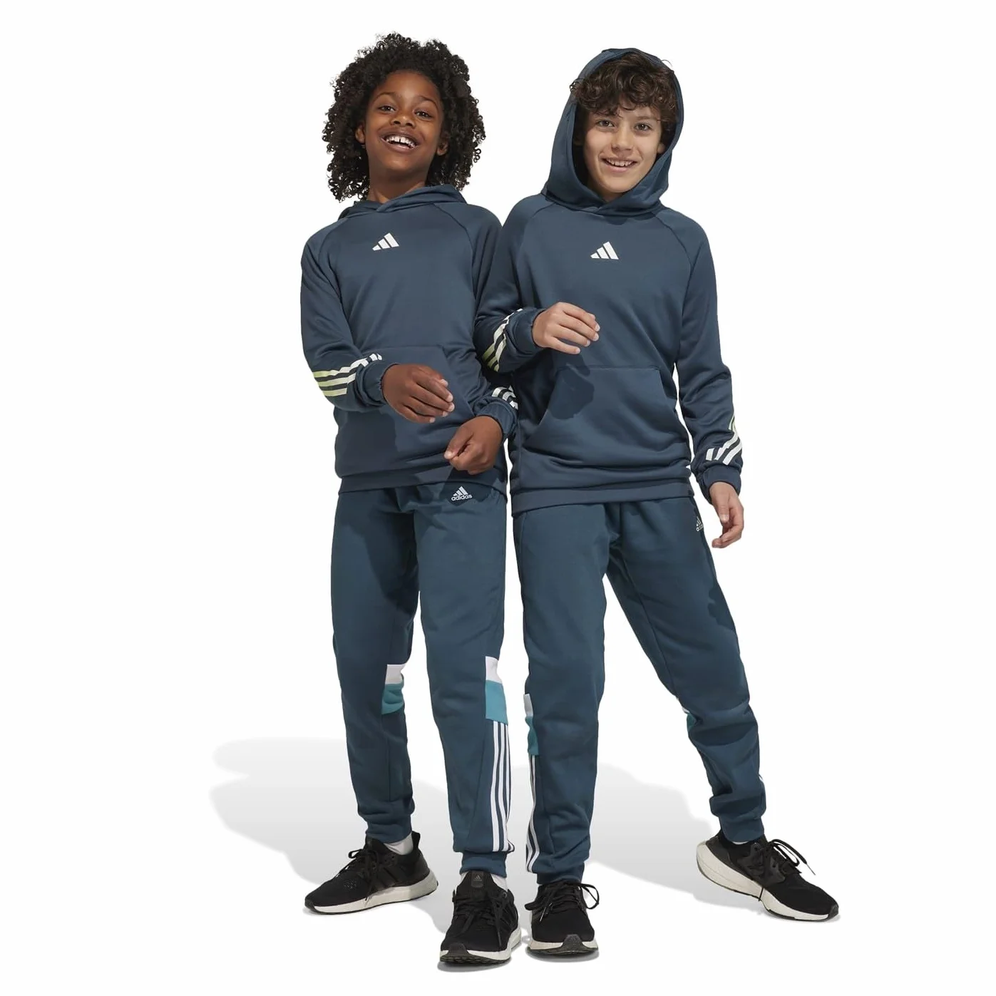adidas Tiberio 3-stripes Colorblock Fleece Pants Kids - Spodnie Uniseks - dzieci