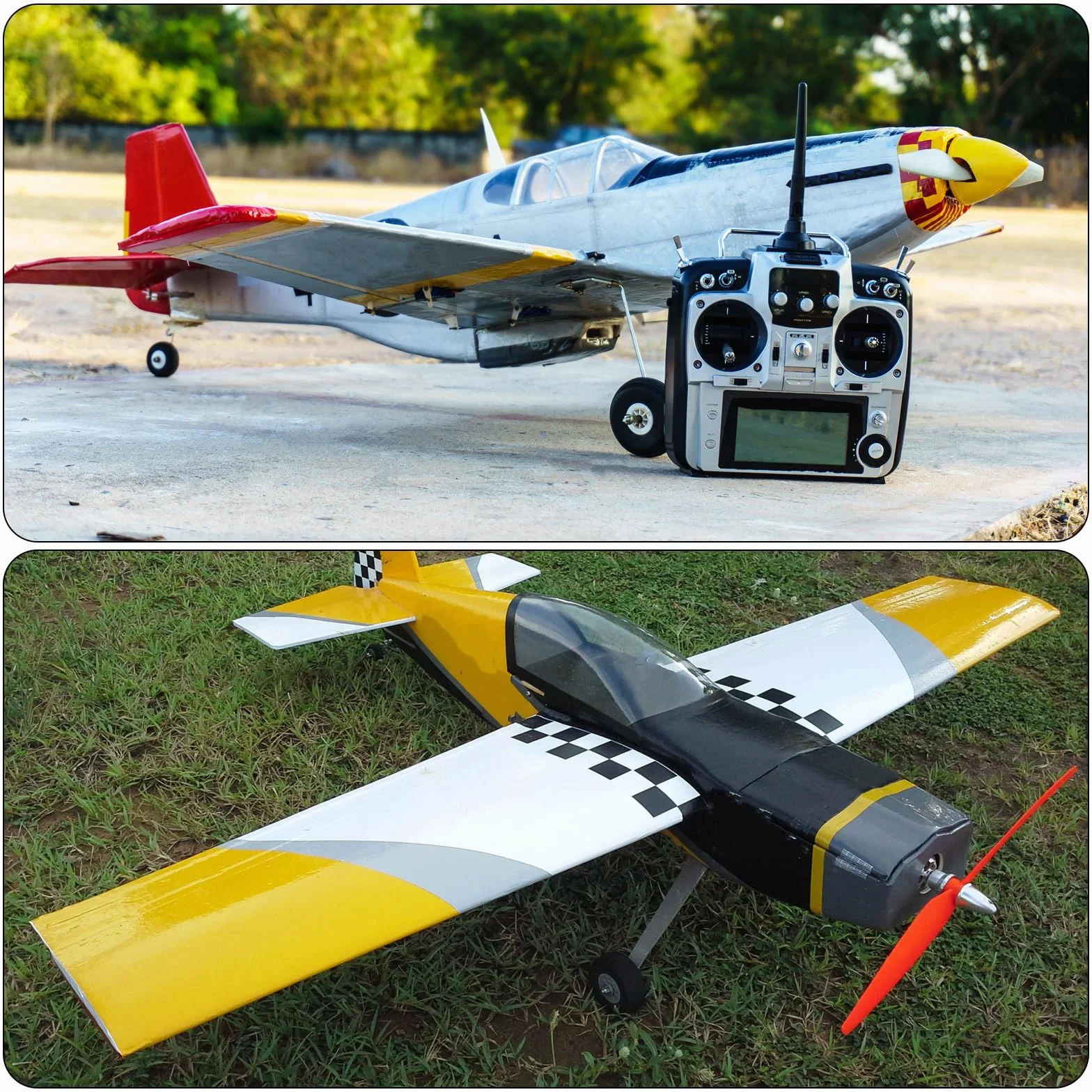 QUARKZMAN RC koła samolotu 2,52" OD x 0,67" T do samolotu, koła gąbkowe, koła piankowe, zamiennik do samodzielnego wykonania modelu samolotu RC, 2 sztuki