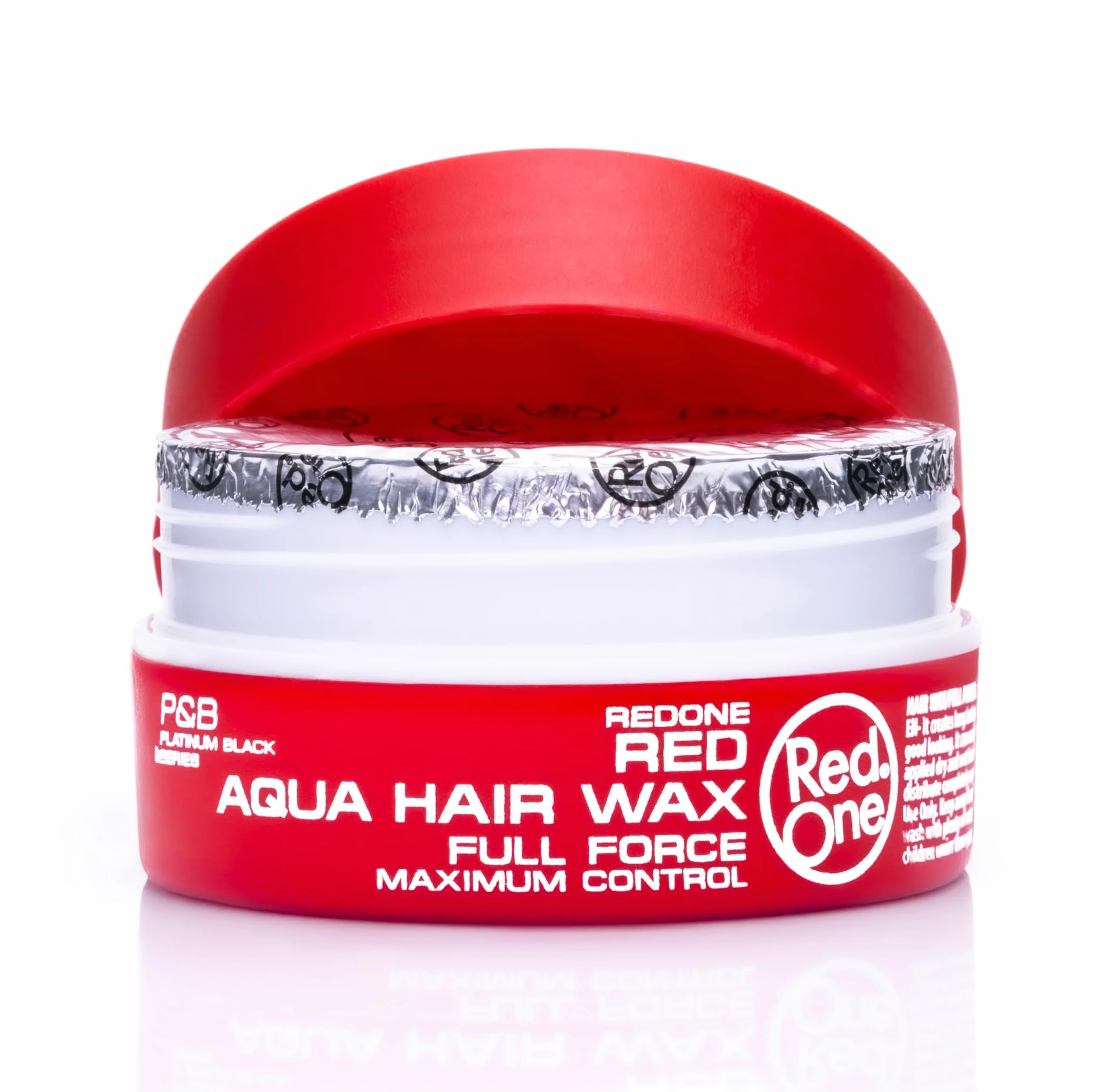 RedOne Wodny wosk do włosów czerwony 150 ml | kontrola krawędzi | ultra przyczepność | wosk do włosów dla mężczyzn i kobiet | zapach truskawek | maksymalna kontrola