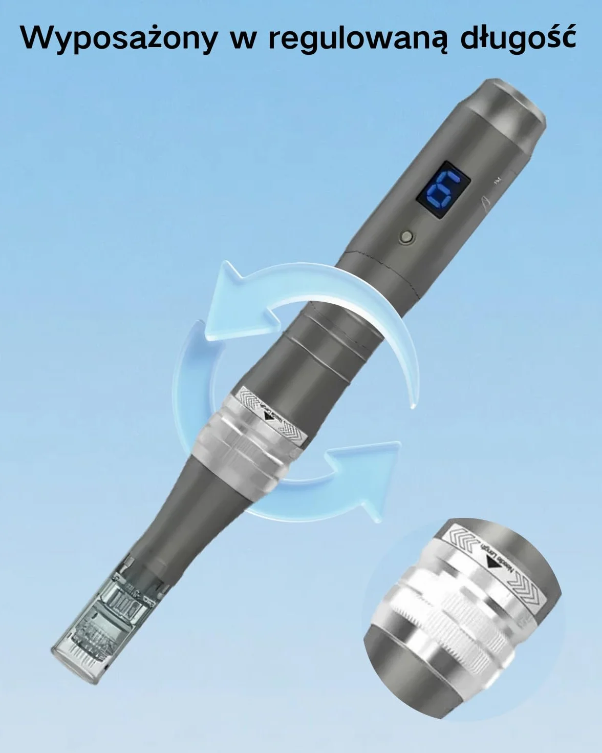 Dr.Pen Ultima M8 Microneedling Pen, Elektryczny Microneedling Pen, Zasilanie Przewodowe lub Bezprzewodowe, z 10 Wkładami