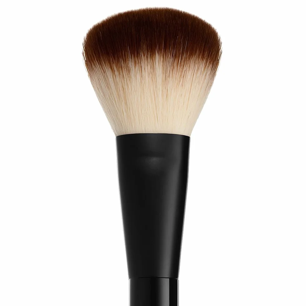 NYX Professional Makeup Pro Brush Powder 02 – pędzel do makijażu, łatwe nakładanie luźnego lub kompaktowego pudru, miękki pędzel do makijażu