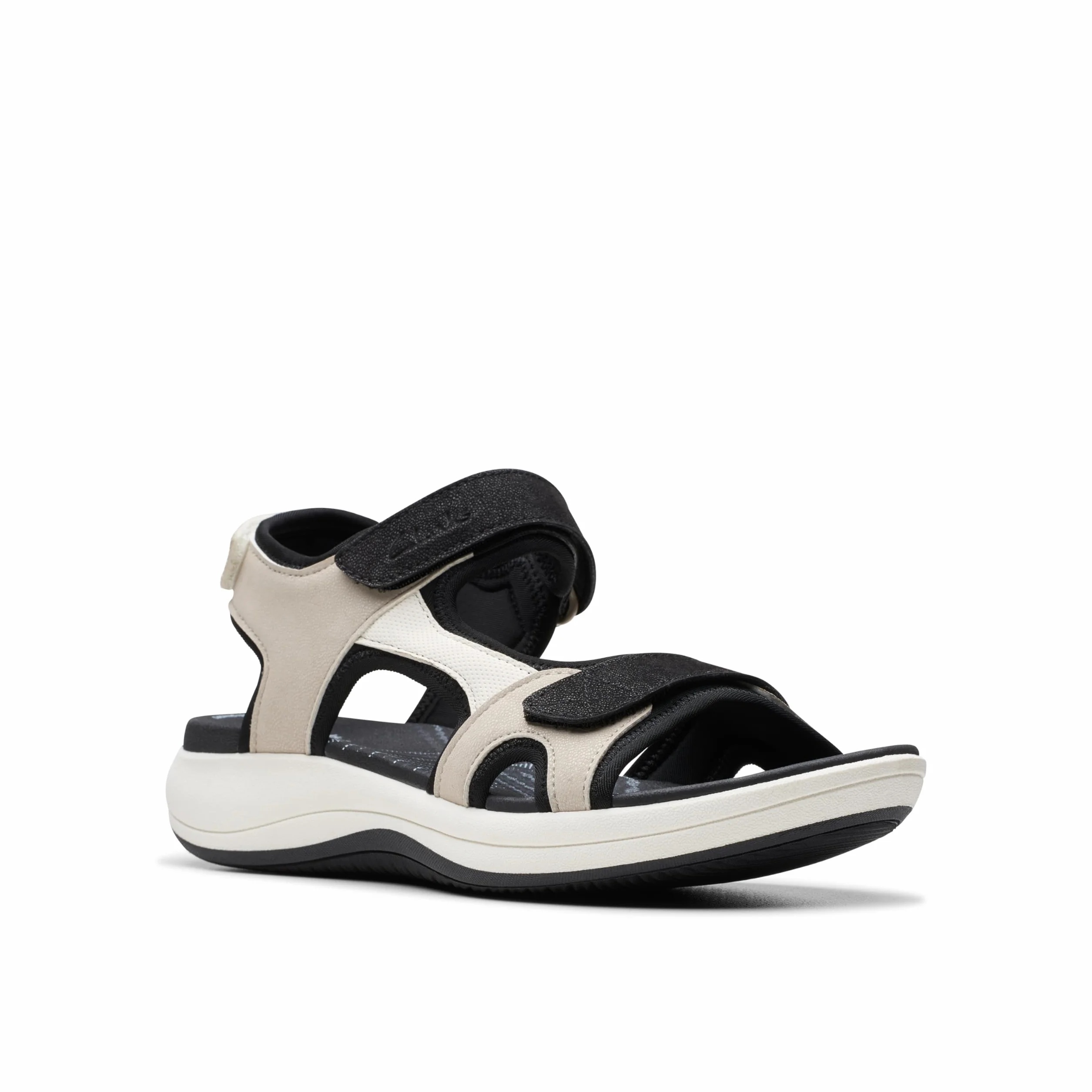 Clarks Damskie sandały Mira Bay, brązowe, 37,5 EU, Flint, 38 EU