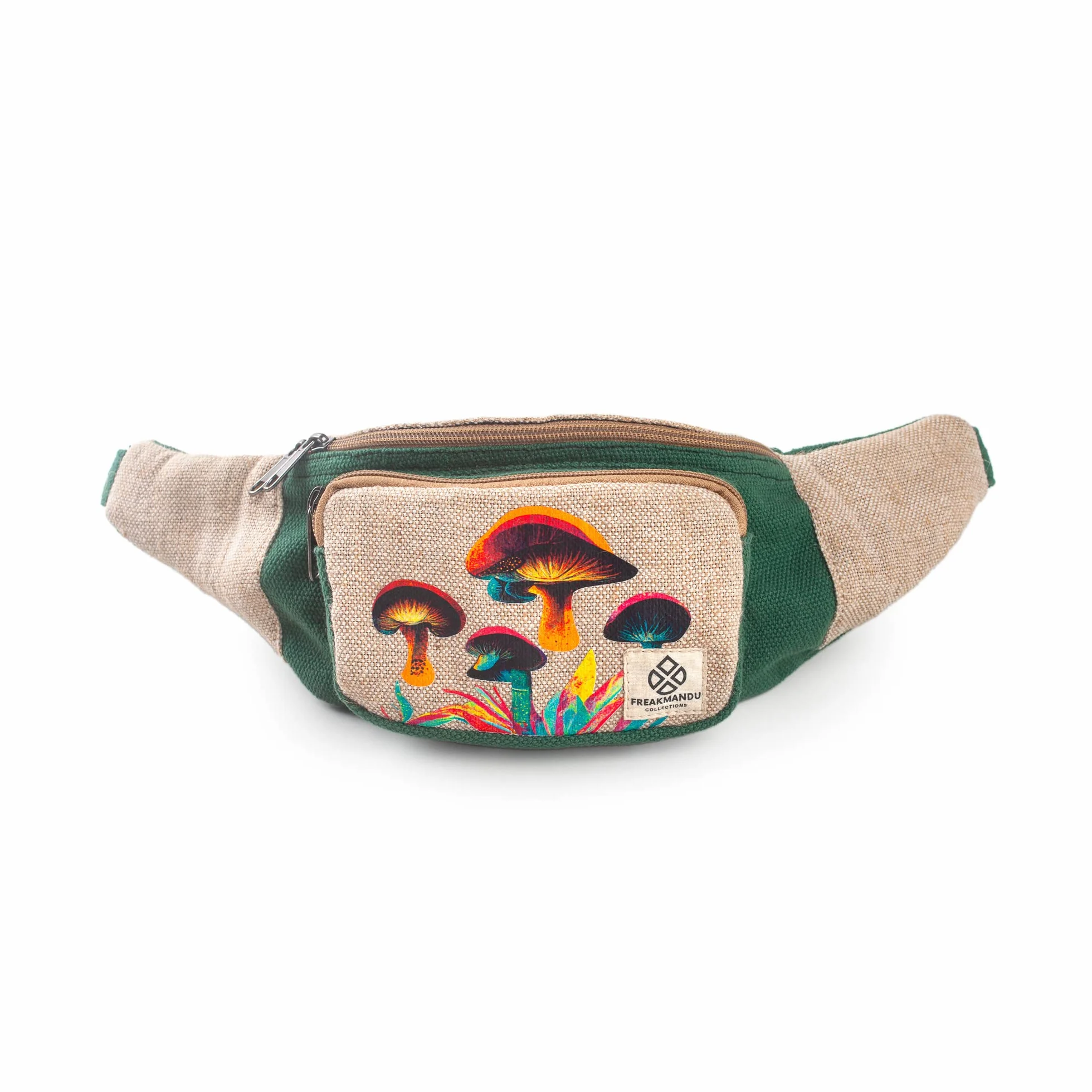 Freakmandu Unisex Konopie Piterek-Biodrowy Pas Biodrowy Torba Crossbody Styl Boho Hippie Ręcznie Saszetki Biodrowe Dla Kobiet Mężczyzn - Waist Fanny Pack