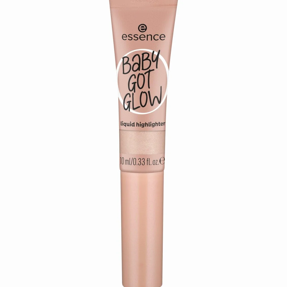 essence Rozświetlacz w płynie BABY GOT GLOW, konturowanie, wyraźny wynik, łatwa/y do usunięcia., błyszczący, świetlisty (10ml)
