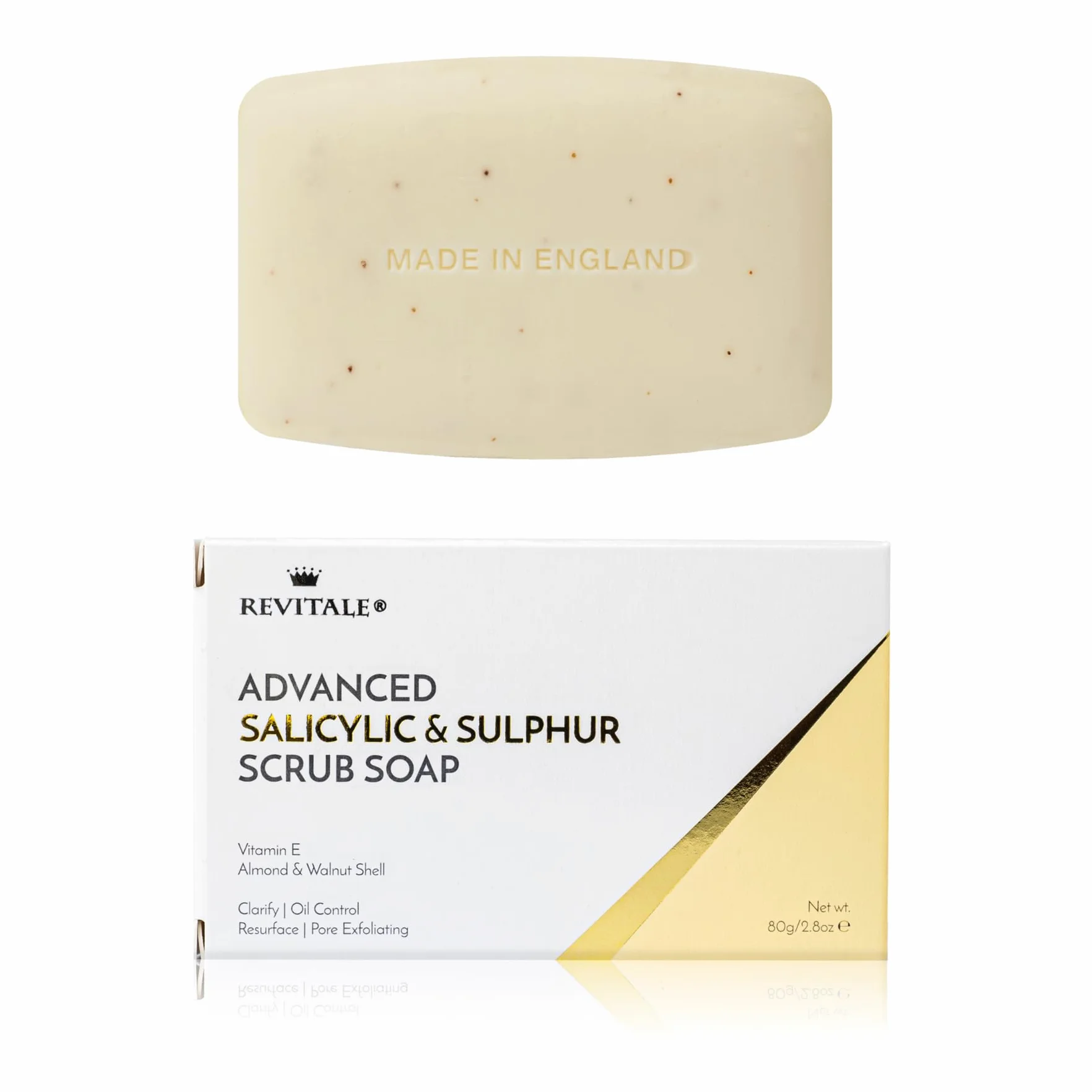 Revitale Advanced mydło do peelingu z kwasem salicylowym i siarką