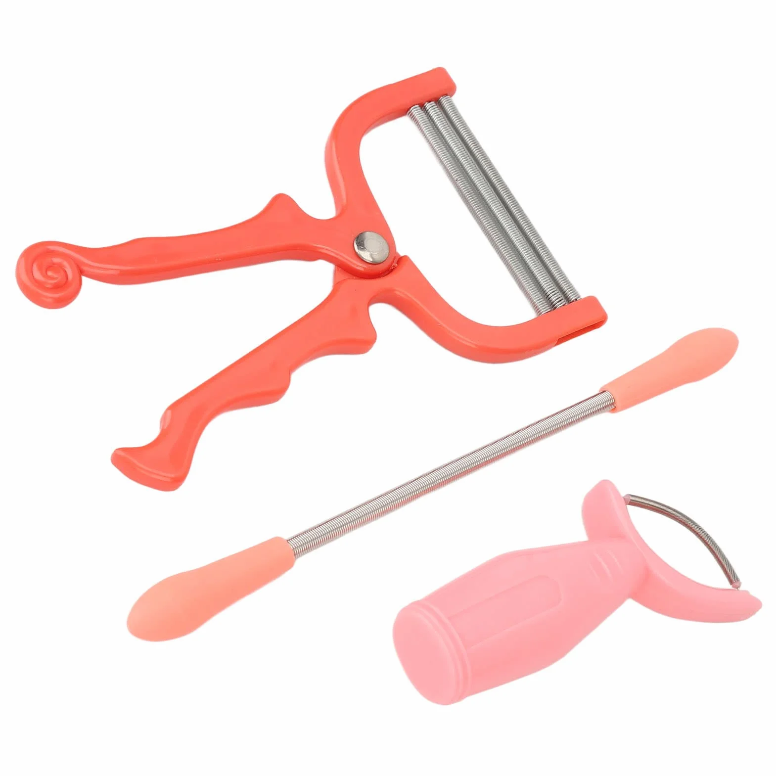 Sprężynowe depilatory, sprężyny do usuwania włosów z twarzyEpilator Stick Tools, Healifty Depilatory Tools, Remove Nnwanted Hair Przenośna stal nierdzewna Trwała bez plastiku bez pigmentów