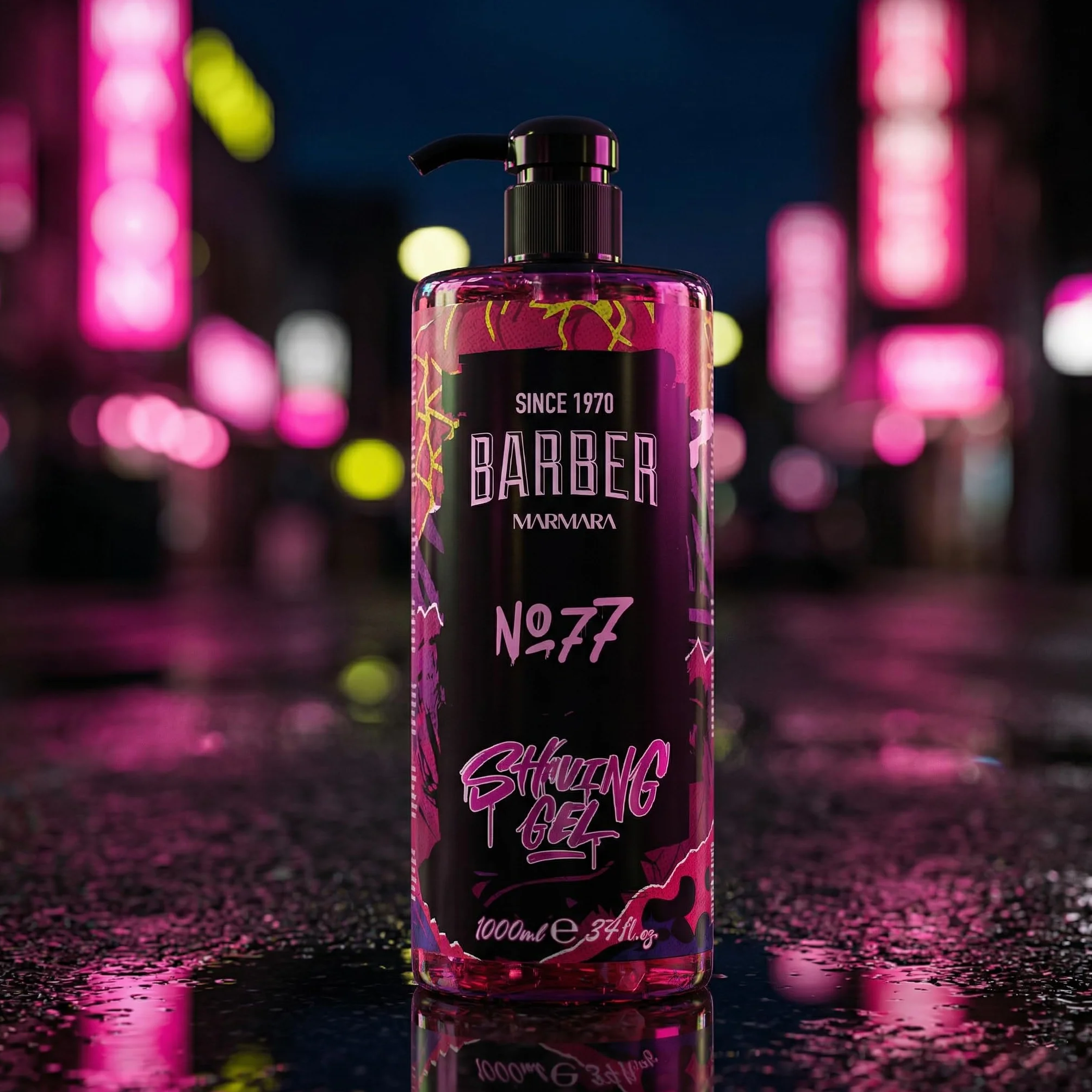 Barber Marmara Żel do golenia nr 77 1L przezroczysty bez piany z pompką