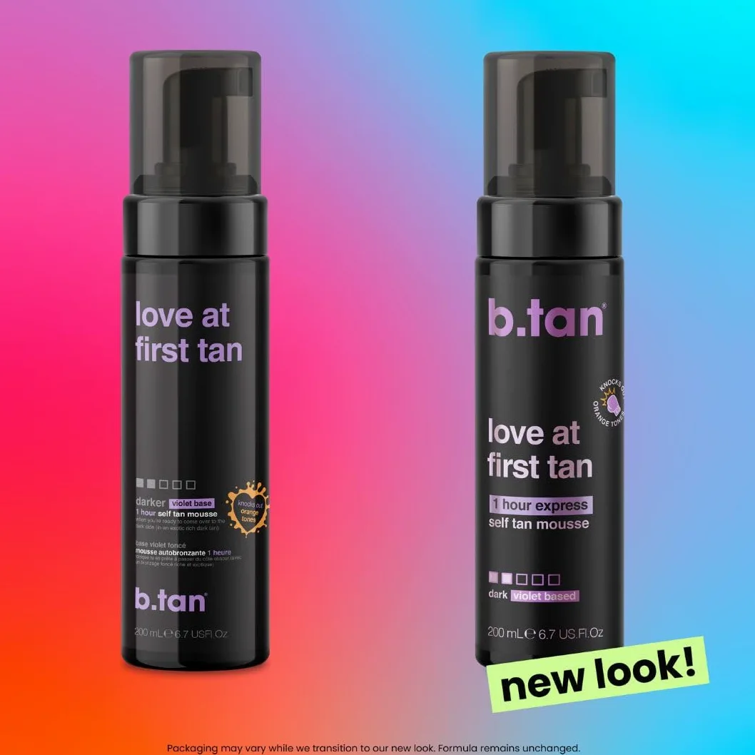 b.tan Pianka Samoopalająca Love At First Tan 1 Godzinna Bazie Fioletu 200ml