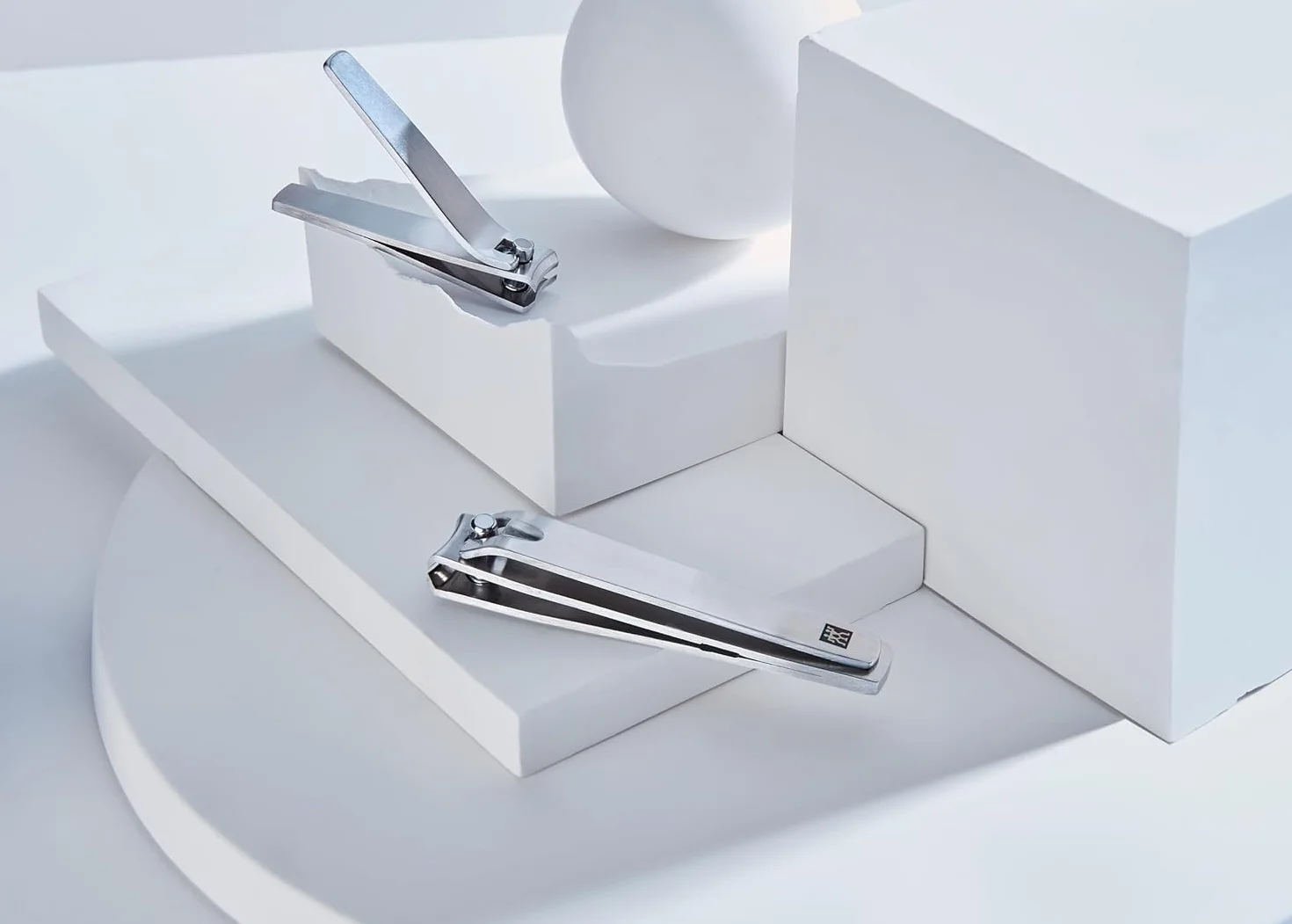 ZWILLING Obcinacz do paznokci (do paznokci u rąk i nóg, mocna dźwignia, lekko zakrzywiona krawędź tnąca, hipoalergiczny), premium, srebrny, 85 mm