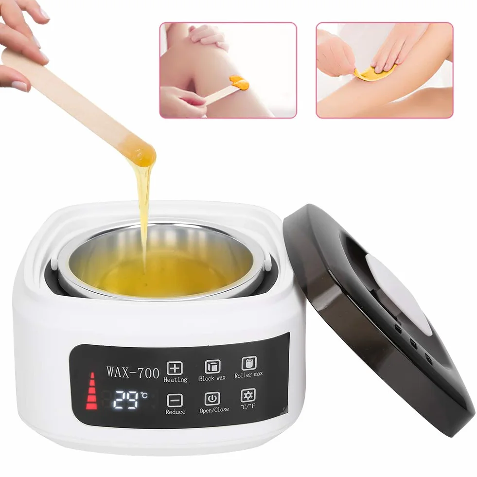 Podgrzewacz Wosku 500ml, Automatyczna Regulacja Temperatury, Elektryczna Maszyna do Topienia Wosku do Depilacji