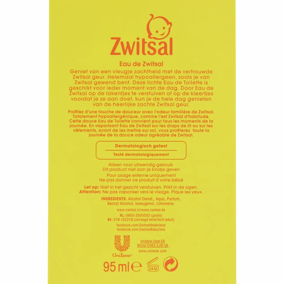 Zwitsal Eau de Cologne Baby zapach 95 ml