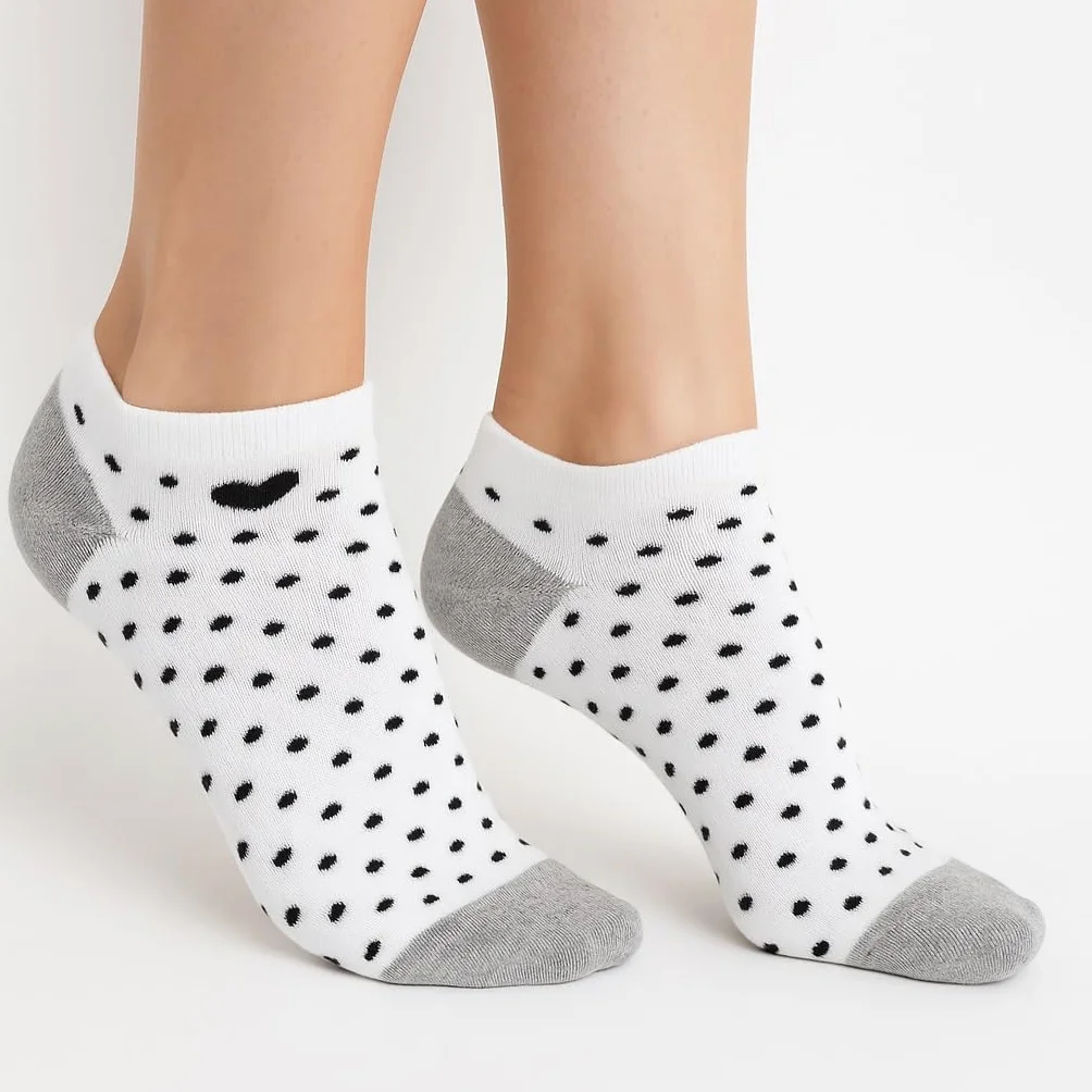 BestSale247 12 par modnych damskich i dziewczęcych skarpety do sneakersów, skarpety z bawełny 35-38; 39-42
