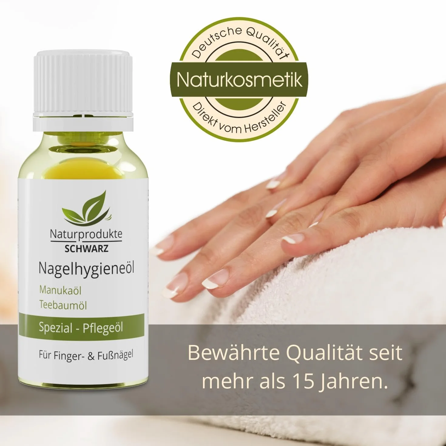 Olejek do higieny paznokci z olejkiem z drzewa herbacianego i manuka 10 ml