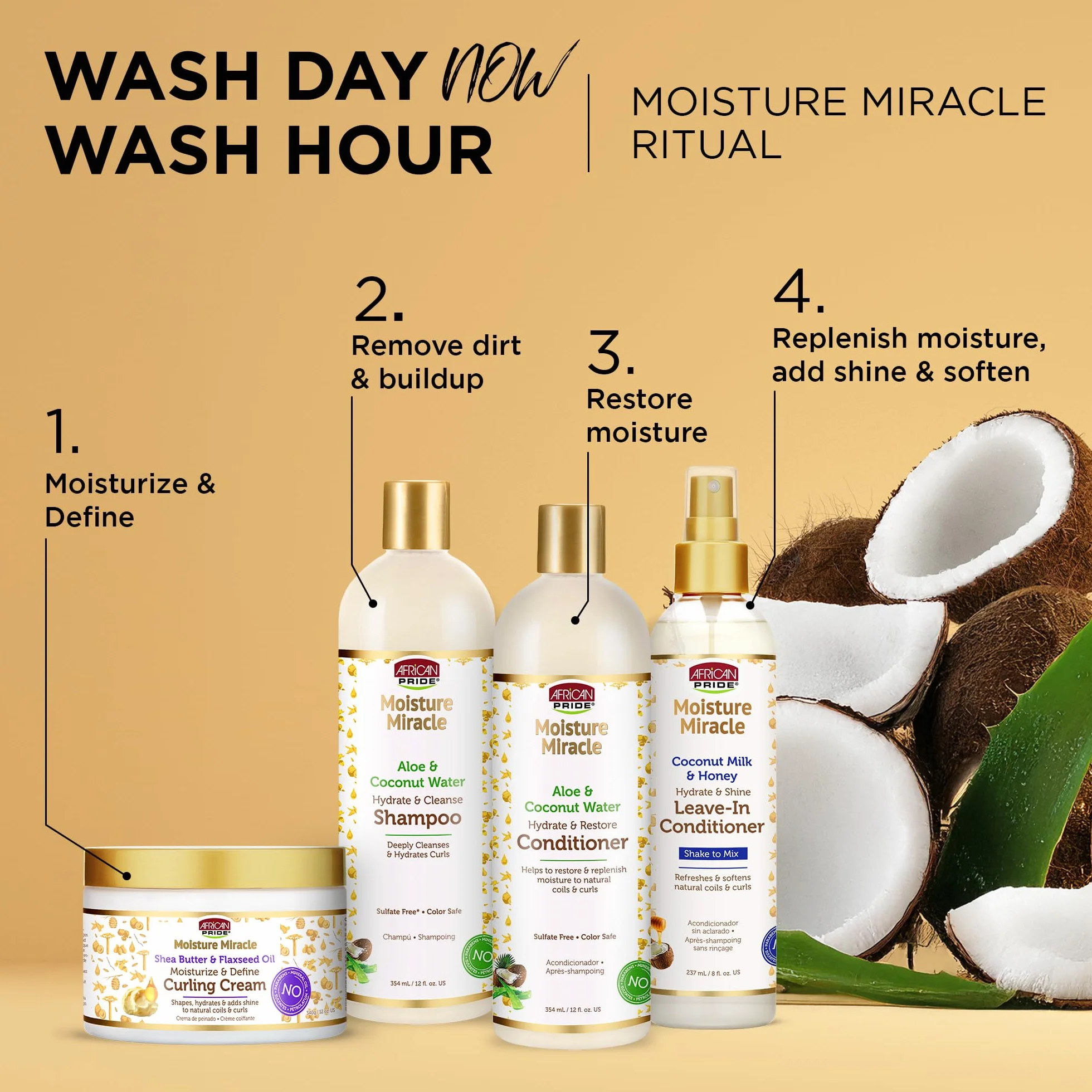 African Pride Miracle Shea & Flex Curling Cream 12 Oz