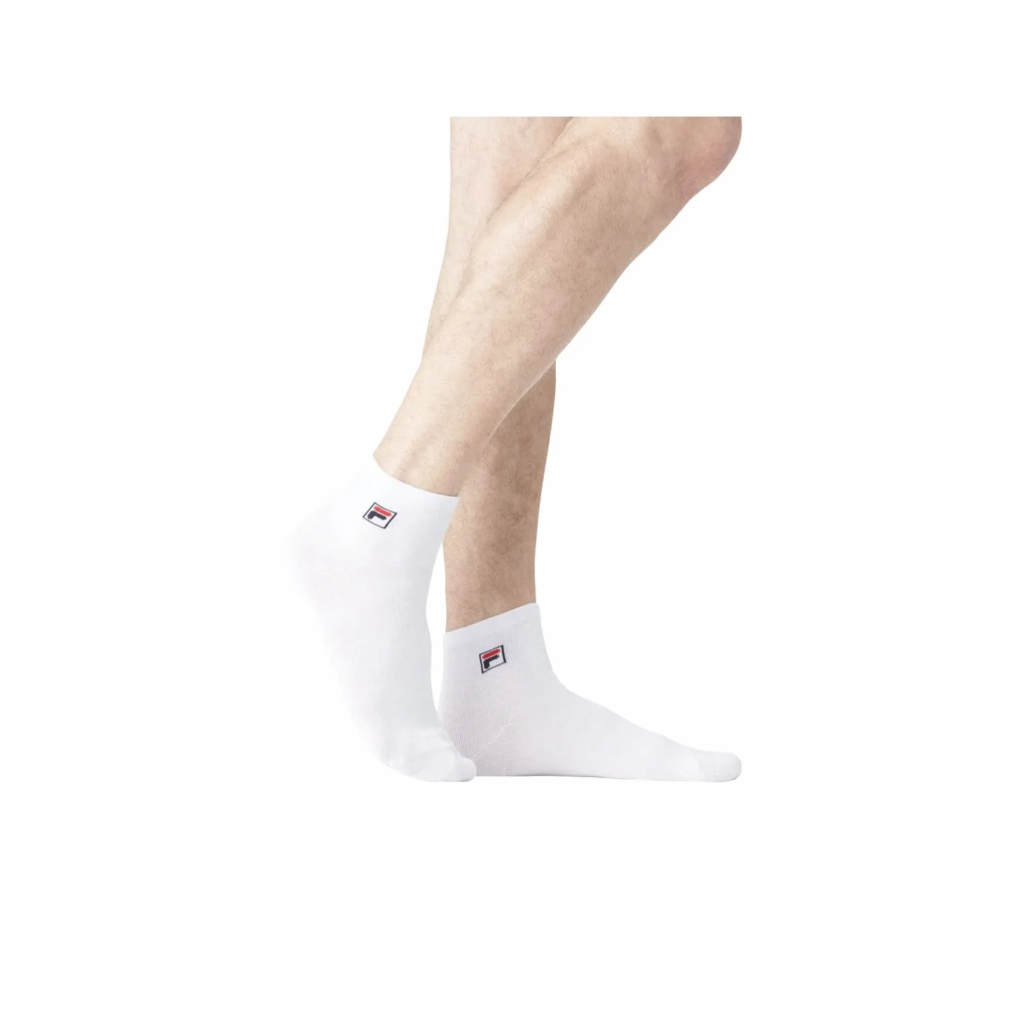 Fila Męskie skarpety sportowe (6 szt.), Biały (Blanc B1 - Bl), 43-46 EU