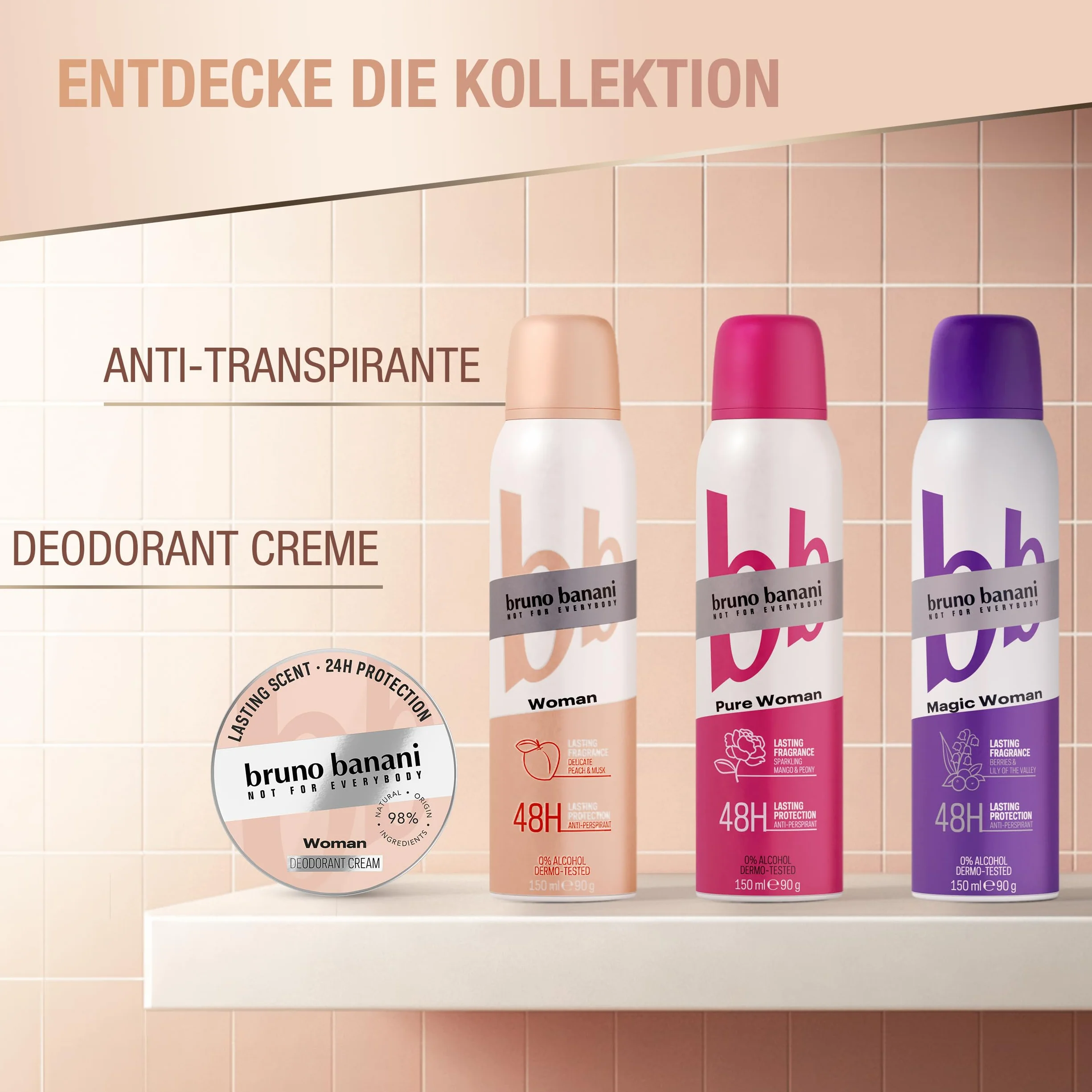 Bruno Banani Deo Creme Dezodorant, 40 ml