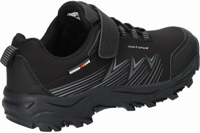 WT246 ORYGINALNE SOLIDNE TREKKINGI BUTY SPORTOWE DZIECIĘCE SOFTSHELL RZEP BK 32