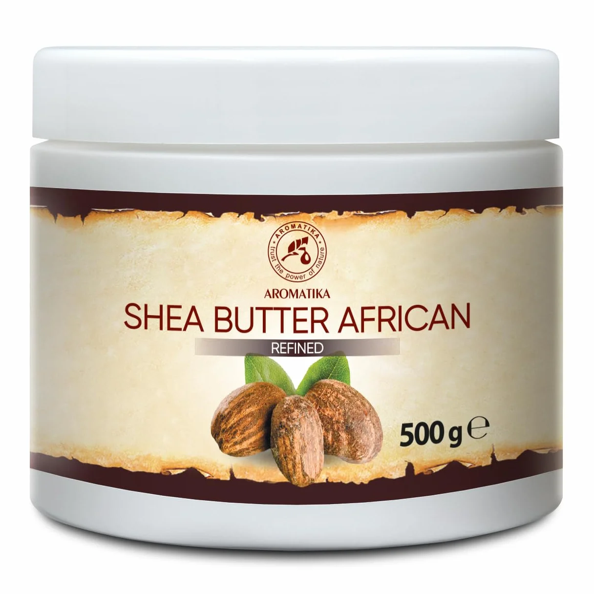 AROMATIKA Shea Butter 500g Refined 100% Pure Natural African Ghana