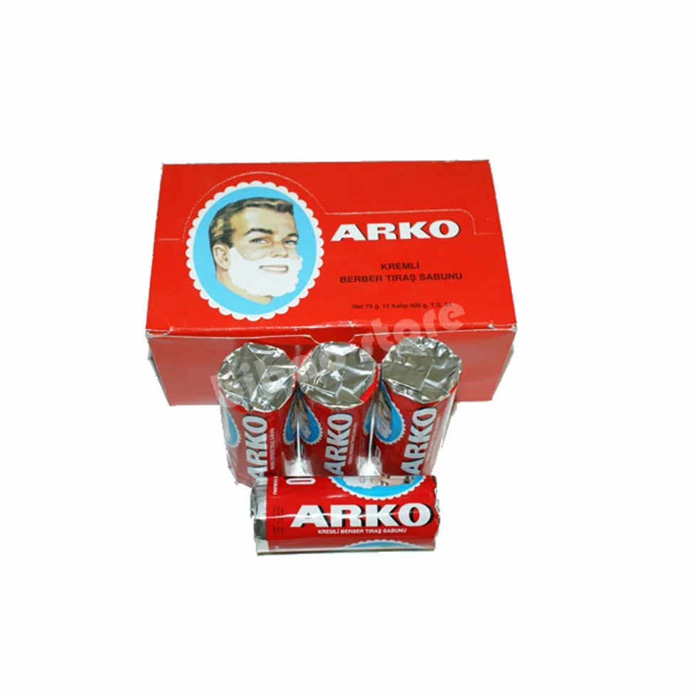 Arko Mydło do golenia Shaving Cream Soap Stick 10 szt. w opakowaniu