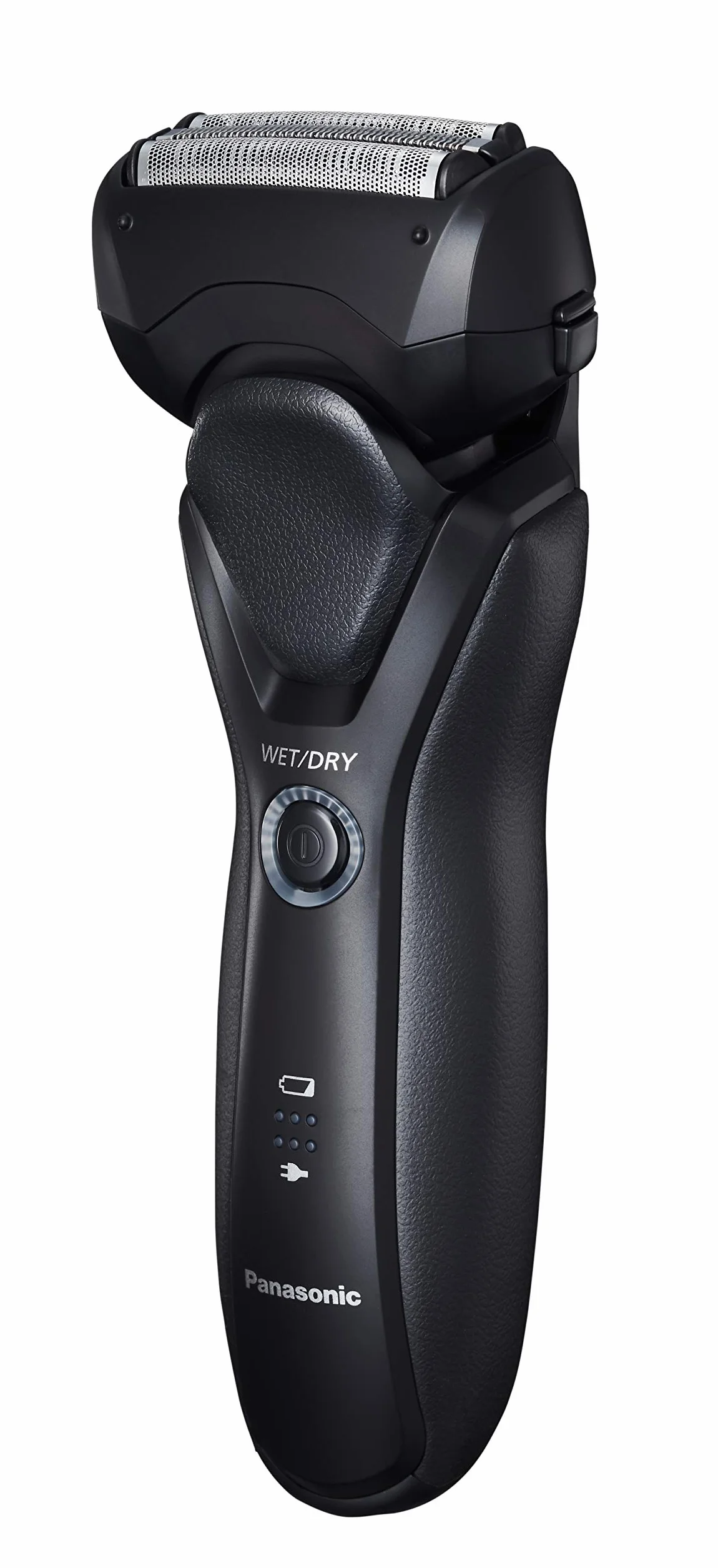 Panasonic Series 500 ES-RT37 3-ostrzowa golarka elektryczna, ostrza z nanoszlifem pod kątem 30°, dokładne ostrza pod kątem 45°, elastyczna obrotowa głowica, czarna