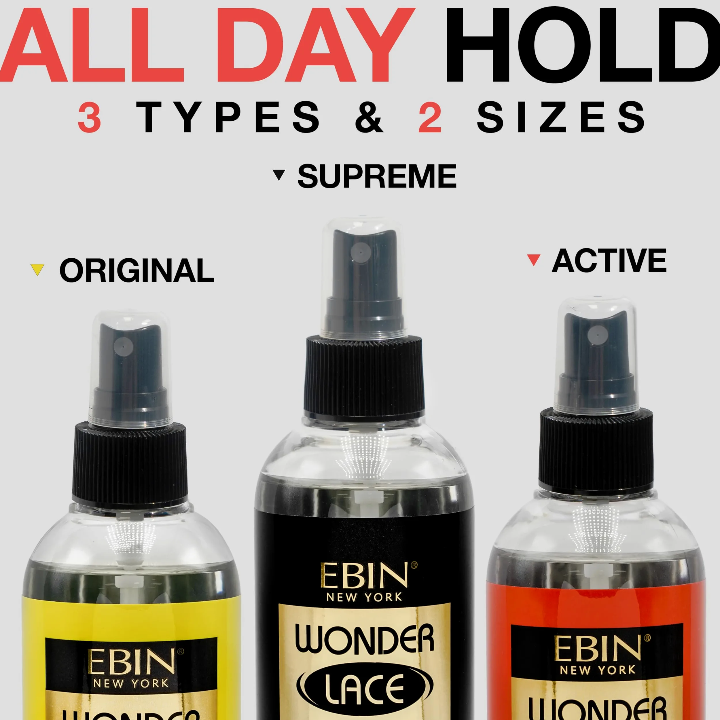 EBIN NEW YORK Wonder Bond Melting Spray 8 oz/ 250 ml hExtreme Firm Hold (Active)