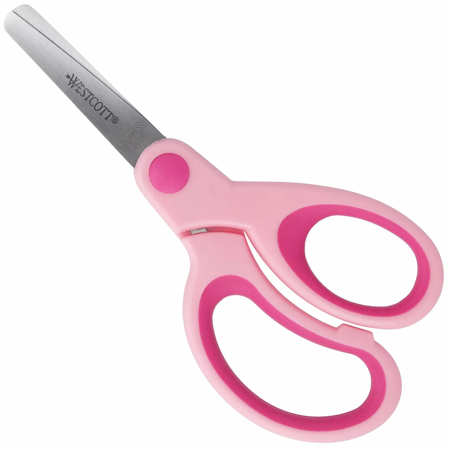 Westcott E-21580 00 Softgrip nożyczki dziecięce, końcówka, 5"/13 cm, różowe