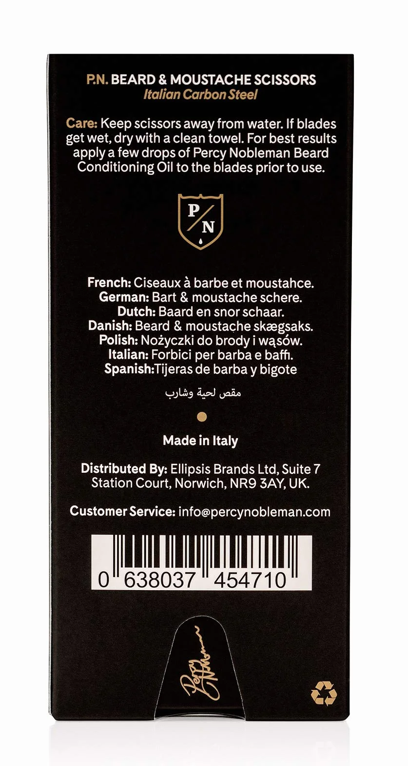 Percy Nobleman Nożyczki do brody 1 sztuka