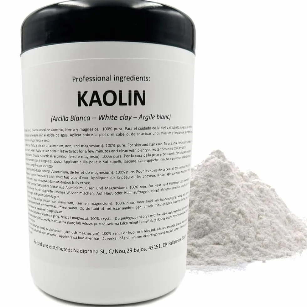 Biała glina Kaolin | 500 gr | do pielęgnacji skóry i włosów | Peeling i zmiękczający | Odmładza, koi i wygładza skórę