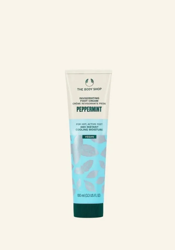The Body Shop Peppermint Cooling Foot Rescue Treatment Regular, 3.56-Fluid Ounce
