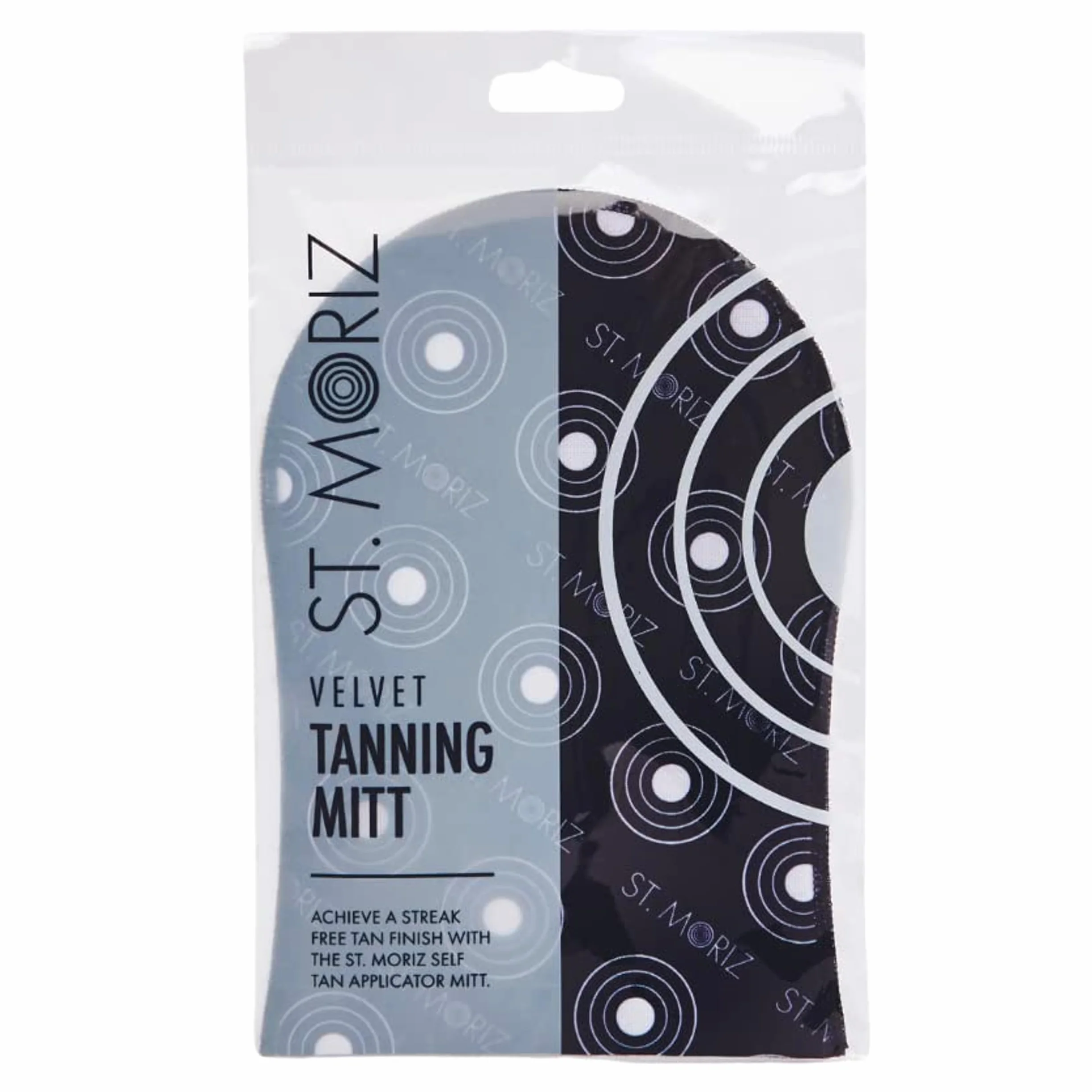 St. Moriz Velvet Mitt Rękawica do Aplikacji Samoopalacza, Czarny