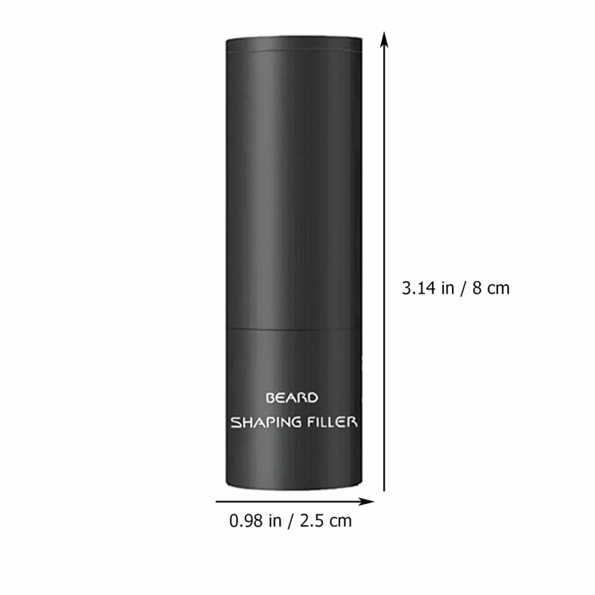 2 Zestawy puder do brody Kształtowanie brody Narzędzia do stylizacji brody Makijaż brody Gęsty zarost modelacja Korektor lokówki pręt wypełniający Człowiek podsadzkarz Plastikowy