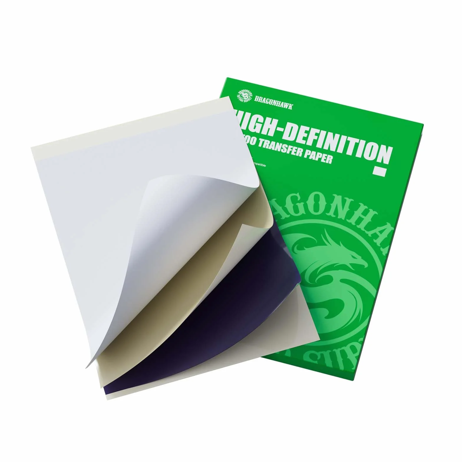 Dragonhawk Tattoo Stencil Paper A4 Size 100 Sheets, Thermal Transfer Paper for Tattoo Stencils & Accessories
