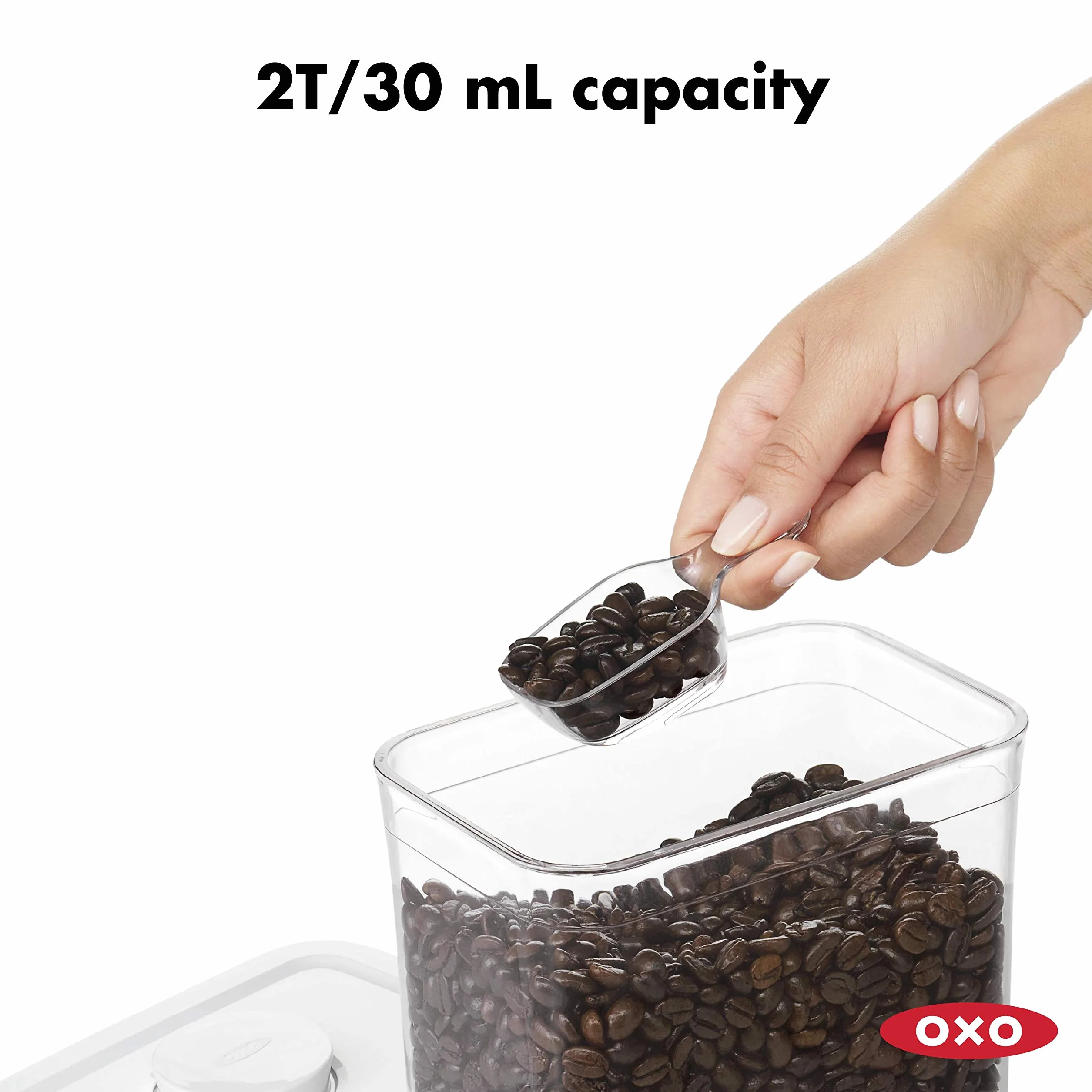OXO Good Grips POP łyżeczka do dozowania kawy – miarka do pojemnika OXO Pop o pojemności 2,1 l i nie tylko