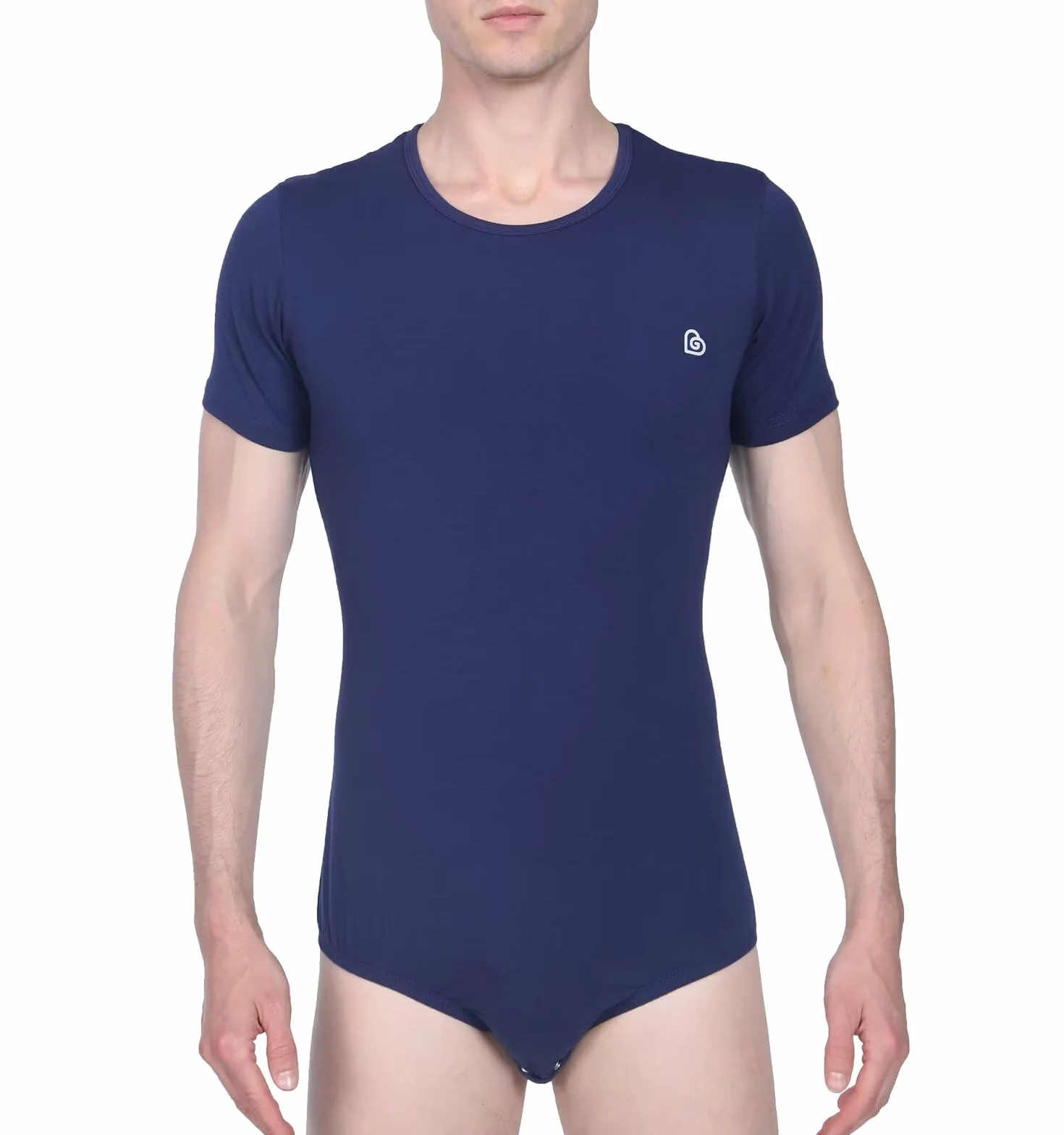 Landofgenie Mężczyźni Krótki Rękaw Romper Onesie Piżama Bodysuit One Piece Rompers