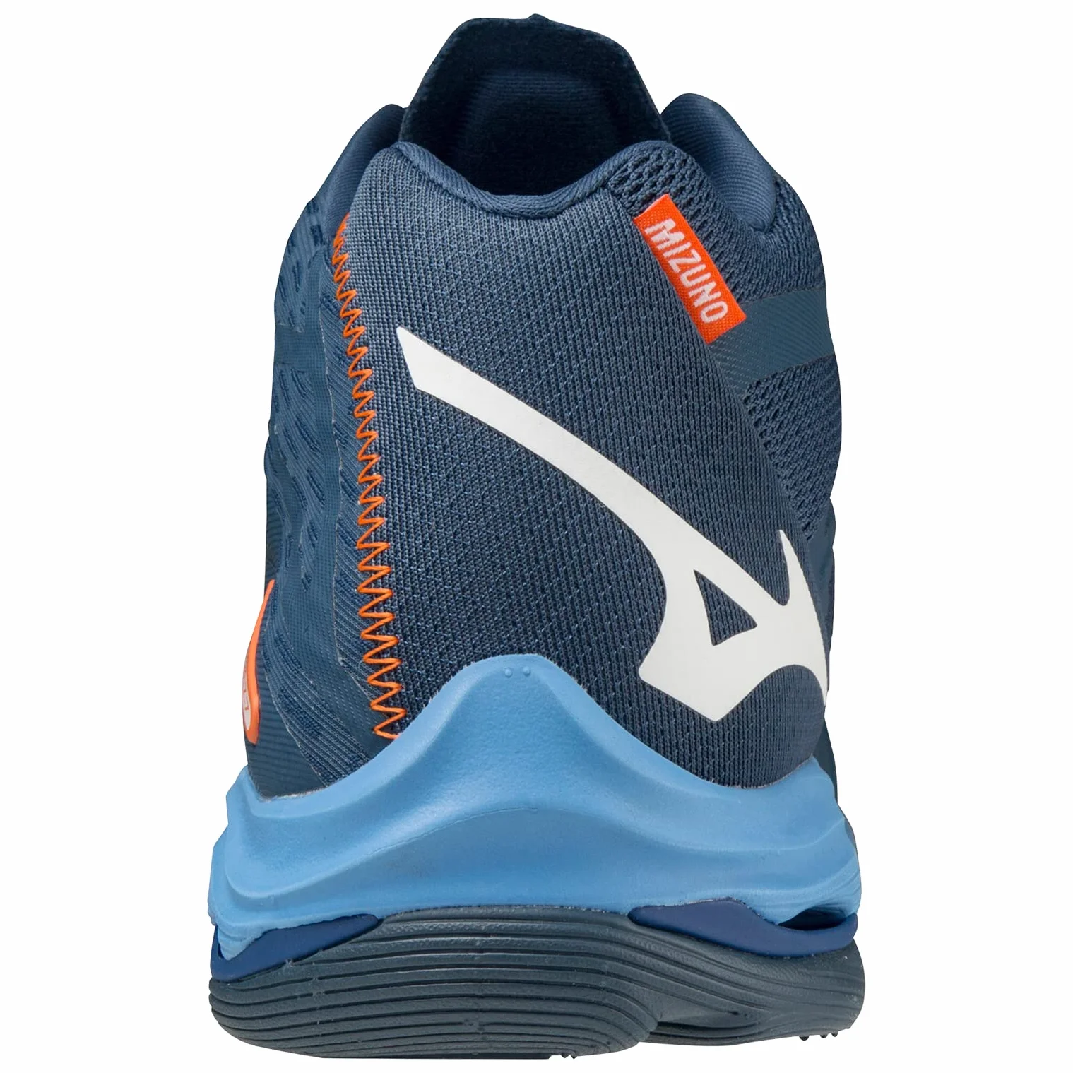 Mizuno Unisex Wave Lightning Z7 Mid buty do piłki ręcznej, Darkdenim White Bluejasper, 44,5 EU, darkdenim white bluejasper, 44.5 EU