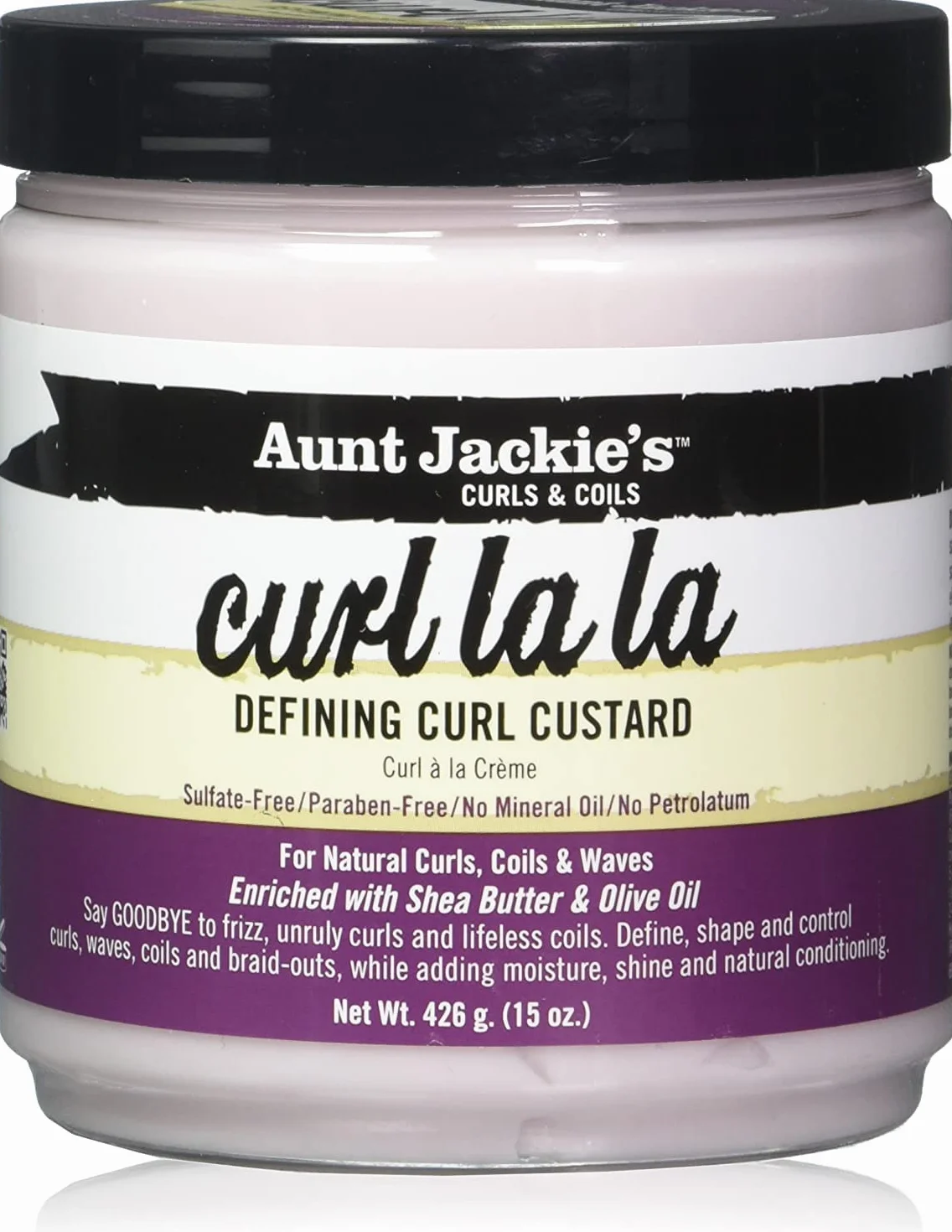 Aunt Jackie's Curl La La Defining Curl Custard Jar (426 g) by Aunt Jackie's