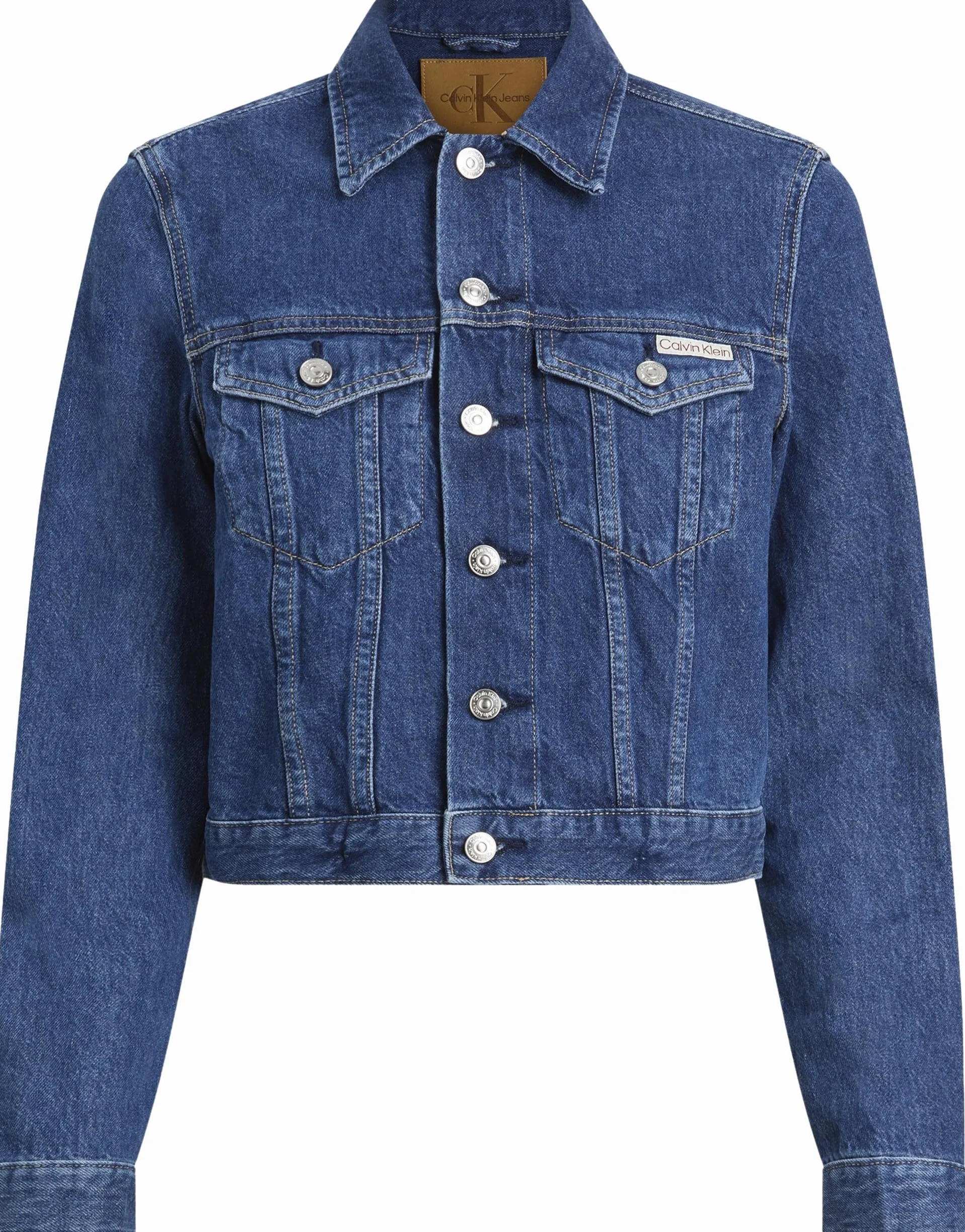Calvin Klein Kurtka Trucker Kobiety Cropped 90's Denim Trucker J20j225183